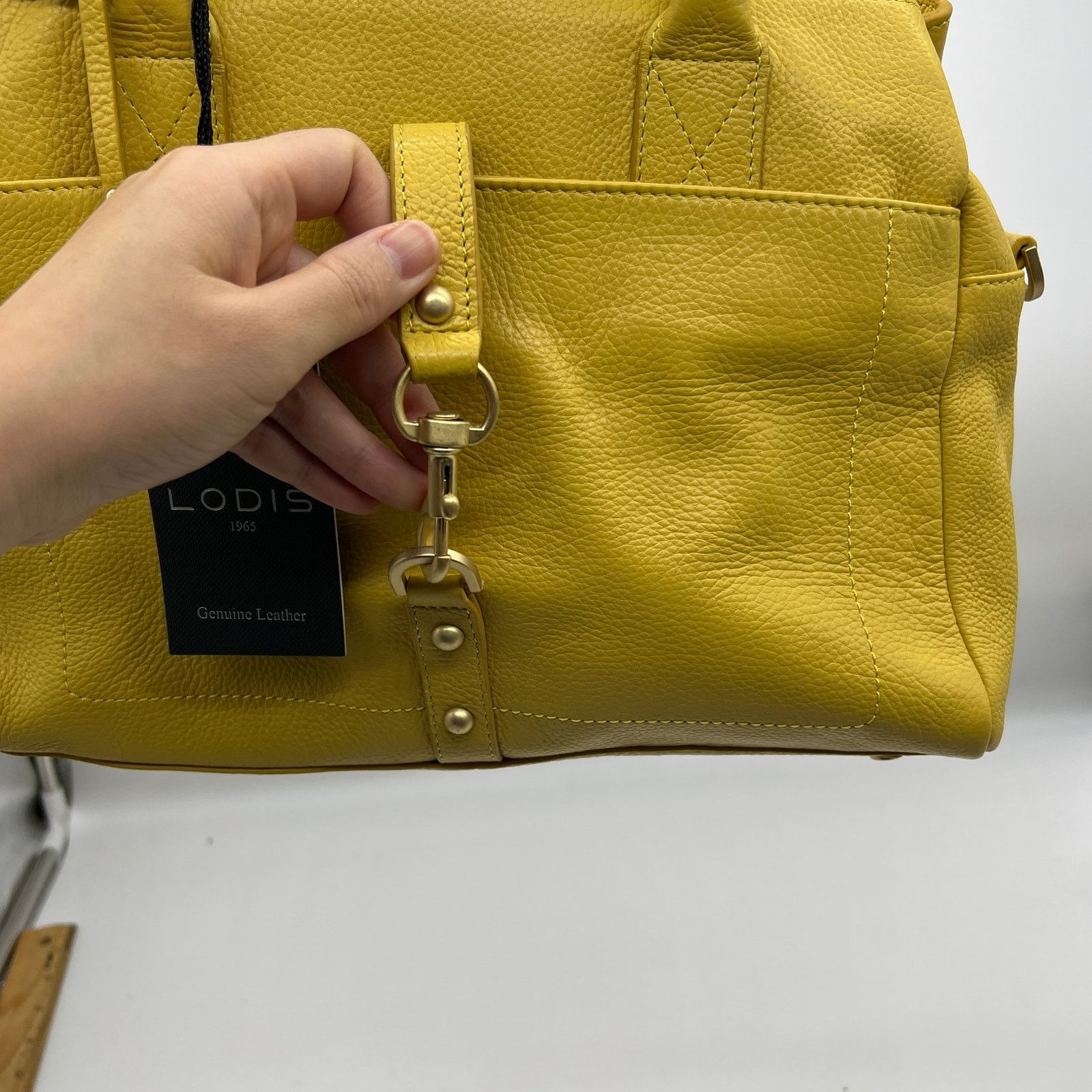 Other LODIS Womens Bags Texas Leather Morgan Satchel w Size ONE SIZE - 4 Thumbnail