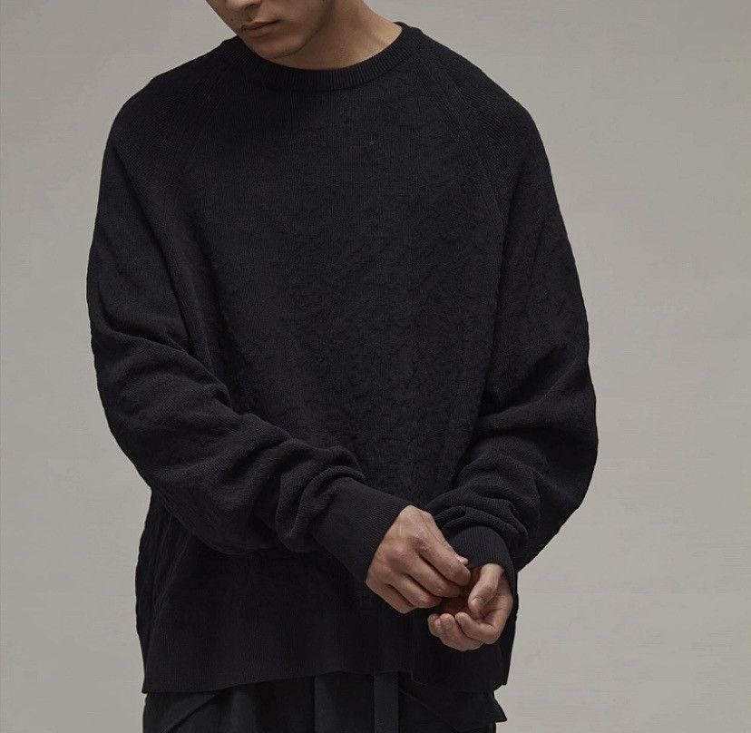 Palace Y-3 Knit Crew Black