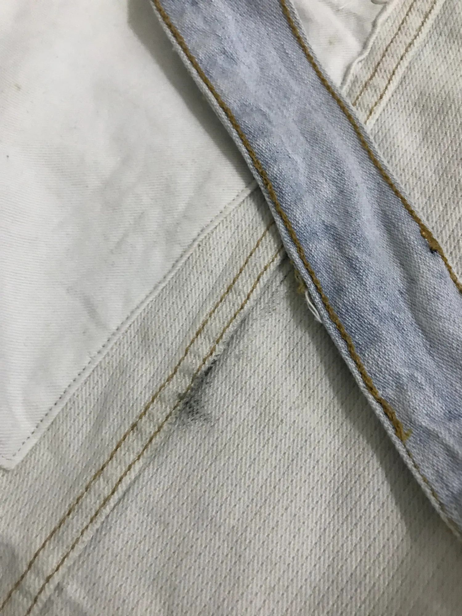 Vintage Berlin Industries Patchwork Asymmetrical denim Size US 36 / EU 52 - 13 Thumbnail