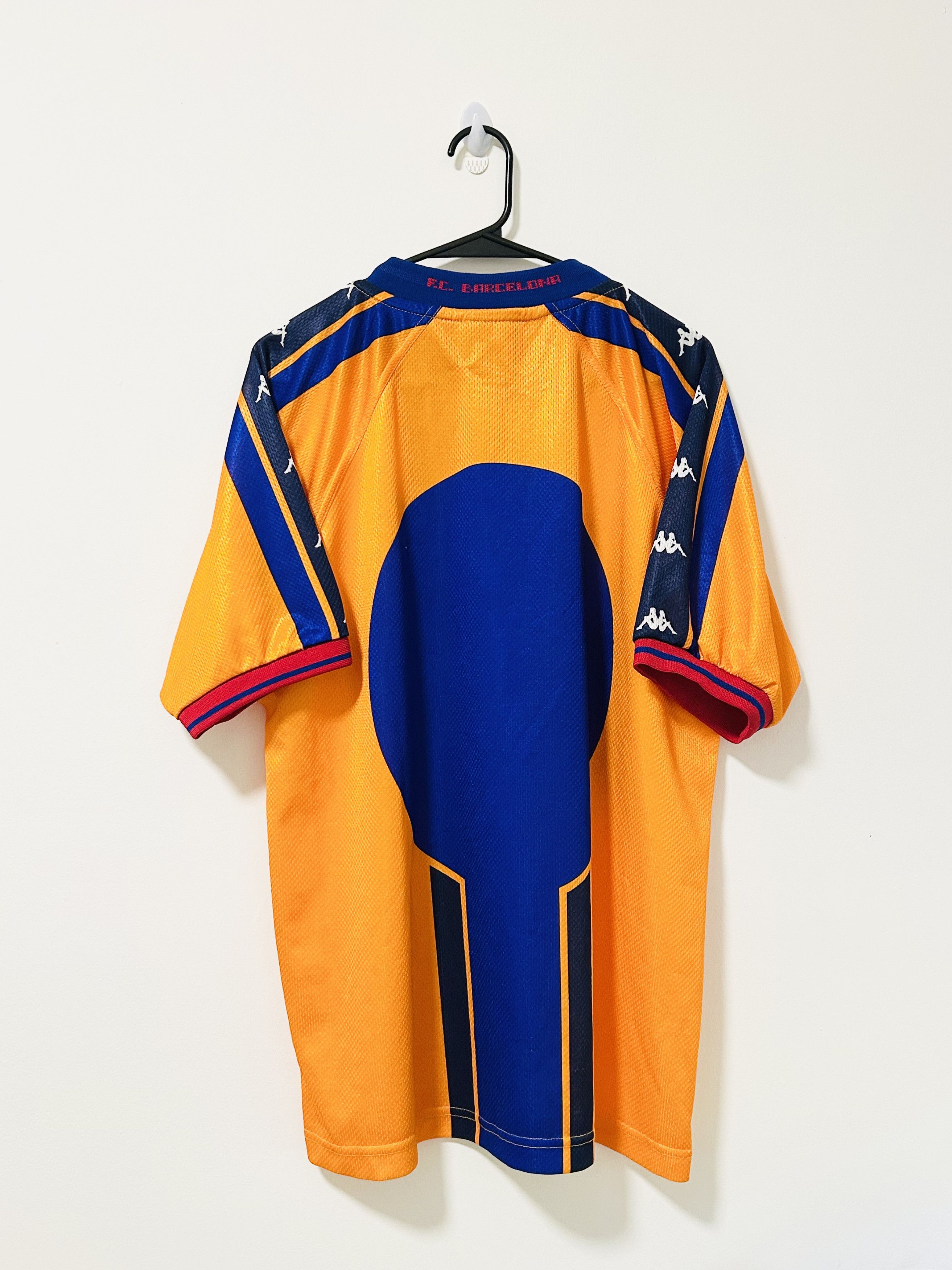 Kappa Fc Barcelona 1995/97 Home Jersey Size US XL / EU 56 / 4 - 2 Thumbnail