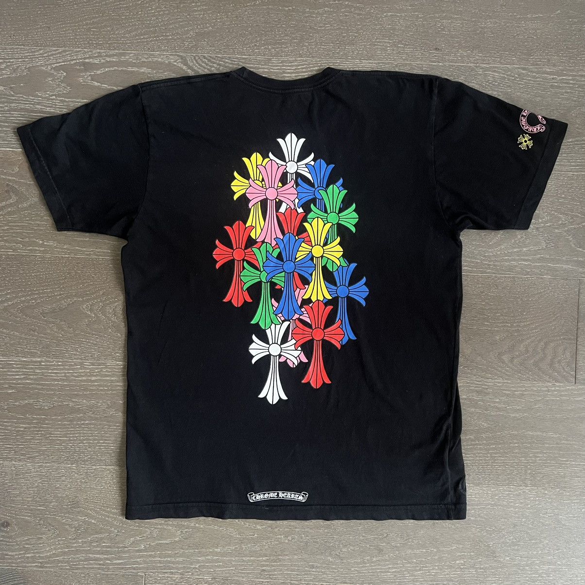Chrome Hearts Cemetery Cross T-shirt Multicolor | Grailed
