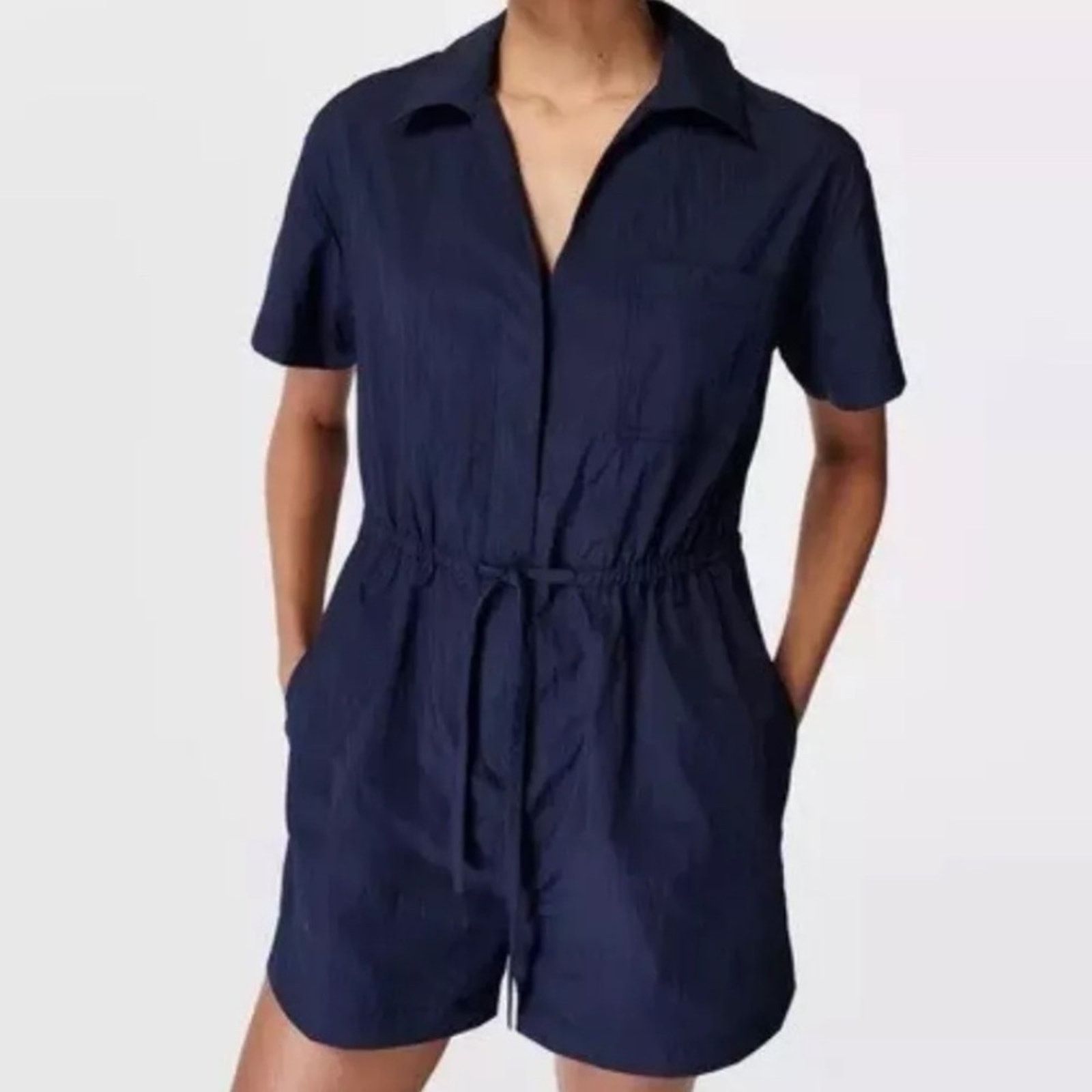 Sweaty Betty Sweaty Betty Anytime Short Sleeve Romper Size 34" / US 12 / IT 48 - 4 Thumbnail
