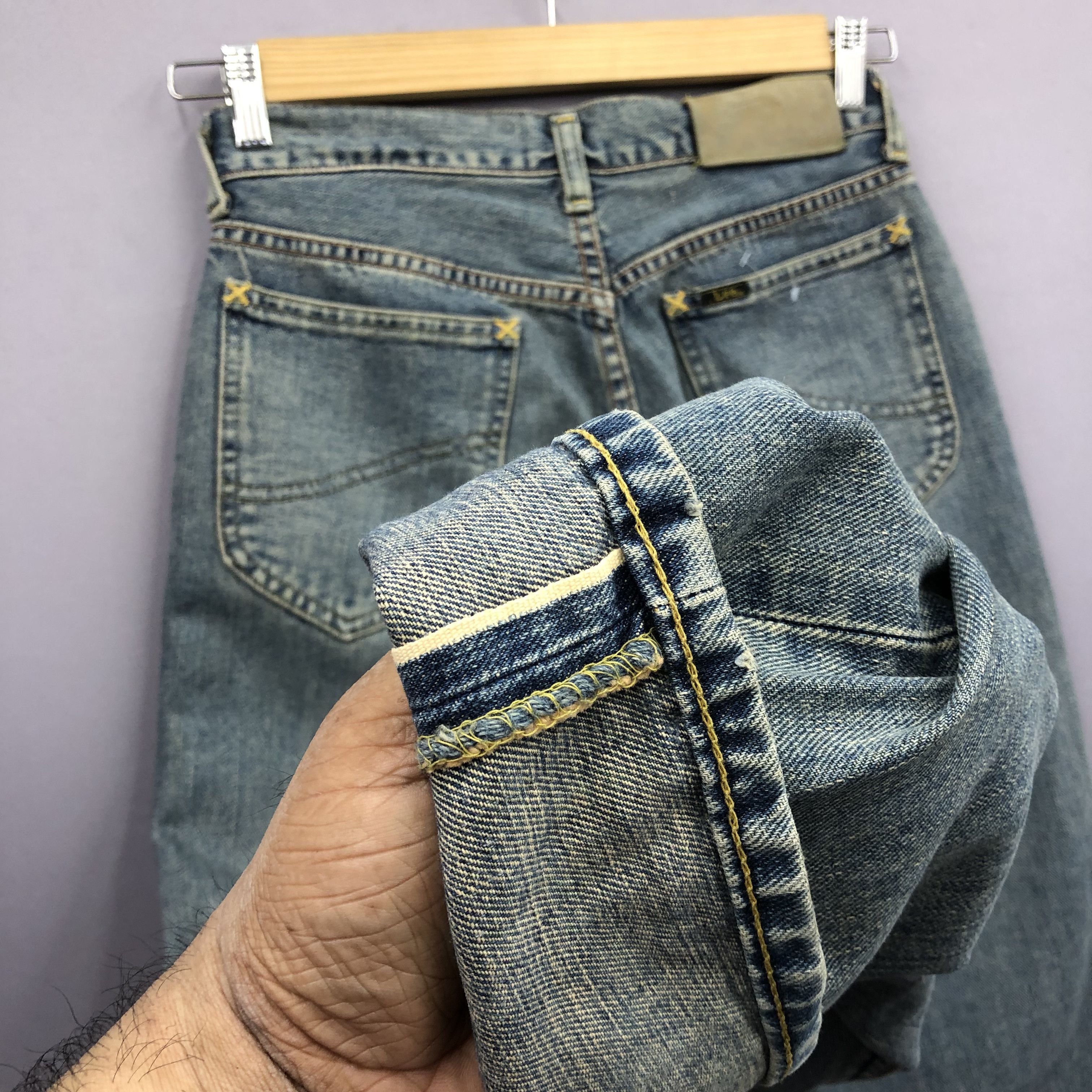 Lee Vintage Lee Riders Selvedge Jeans Washed Lee Redline Denim Size 26" / US 2 / IT 38 - 7 Thumbnail