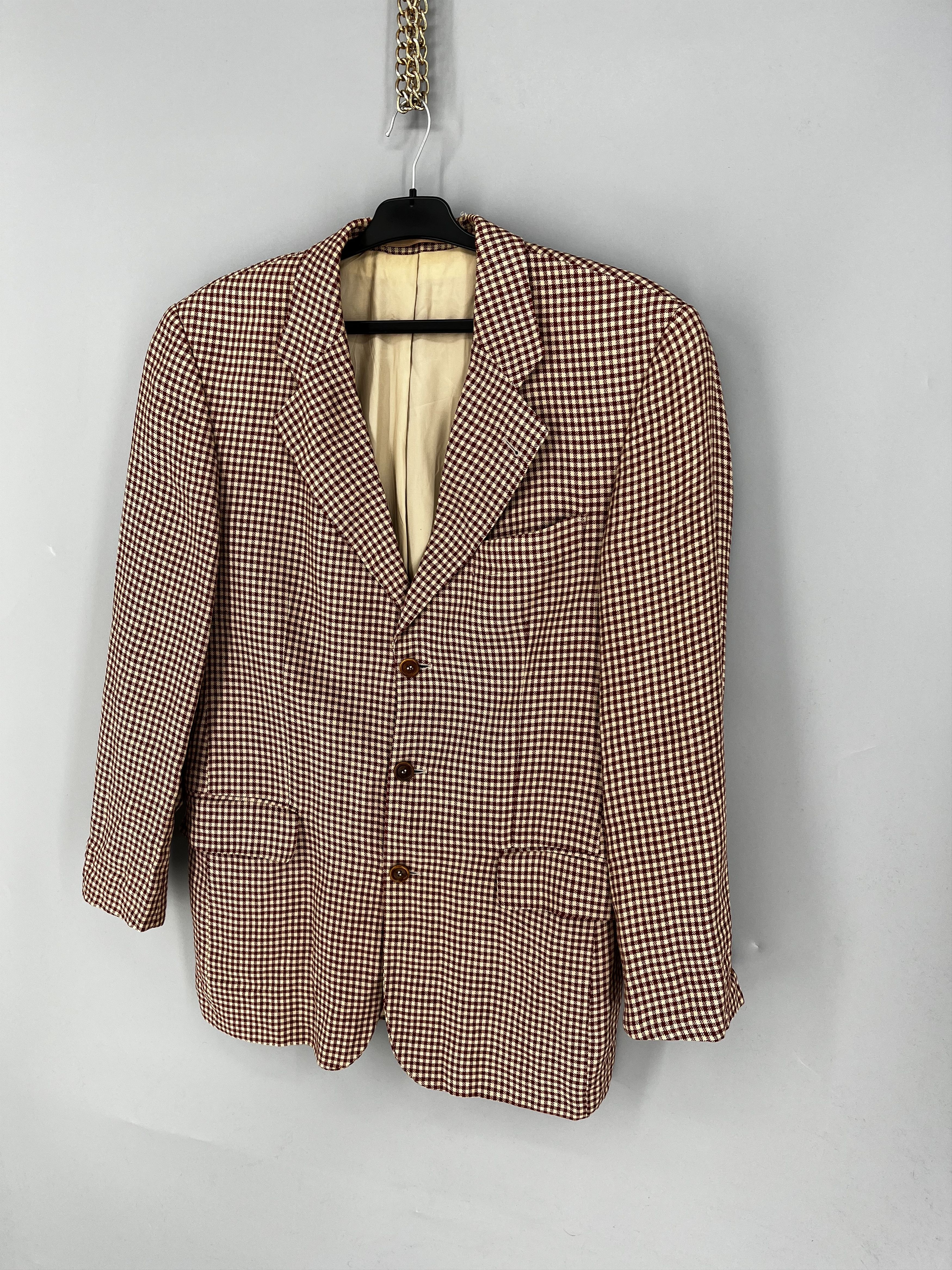 Hugo Boss Hugo Boss Vintage Linen Blazer 48 Solbiati Natural Kalkutta Size 48S - 3 Thumbnail