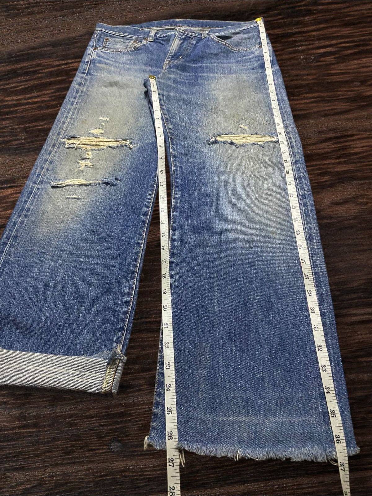 Warehouse Warehouse Mud Wash Selvedge Jeans Size US 32 / EU 48 - 16 Thumbnail