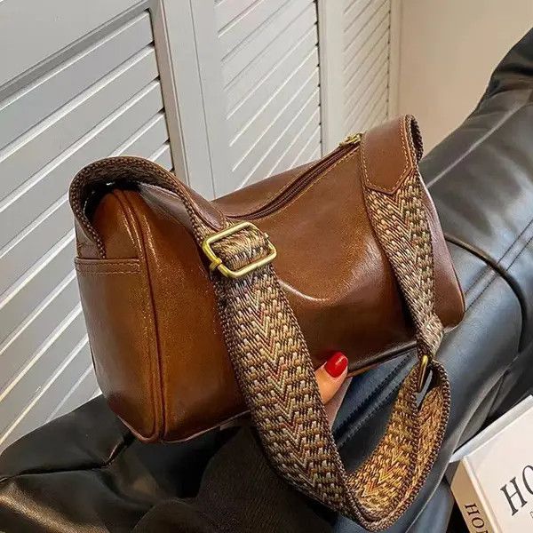 VIBE Brown shoulder bag Size ONE SIZE - 3 Thumbnail