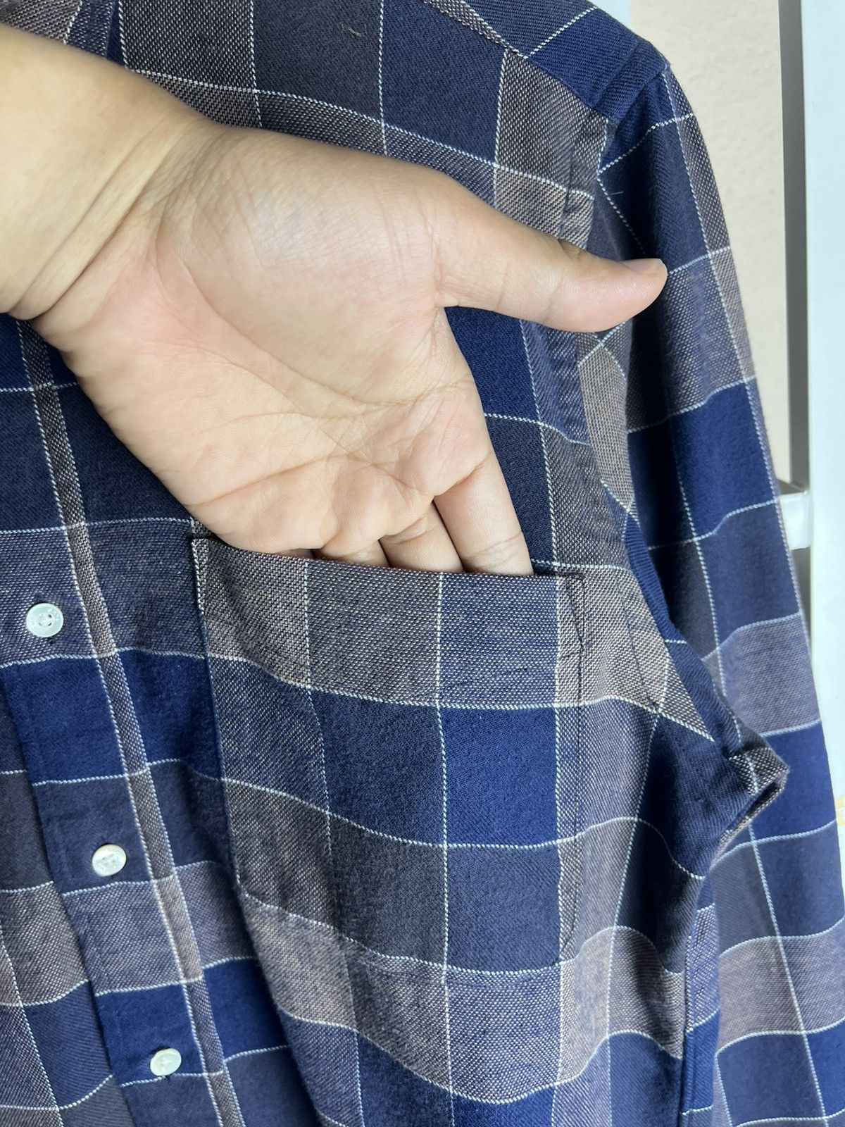 Beams Japan Flannel Checkered Button Up