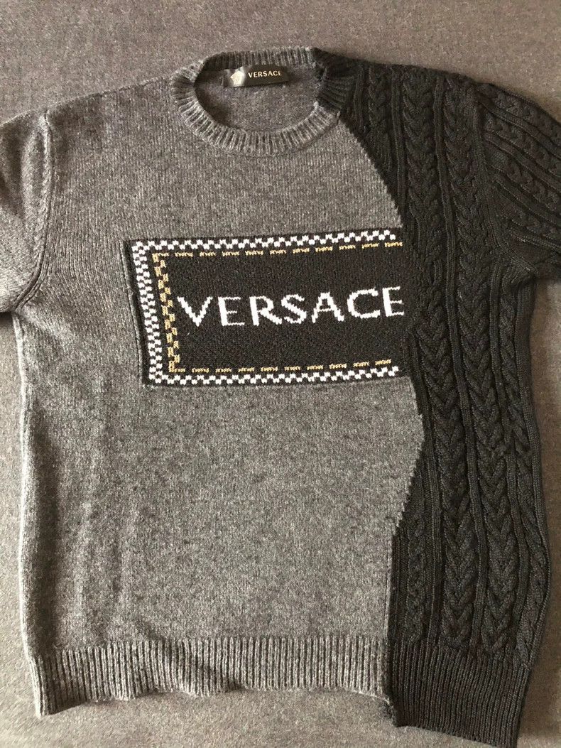 Versace Versace Limited patchwork sweater Size US S / EU 44-46 / 1 - 2 Thumbnail