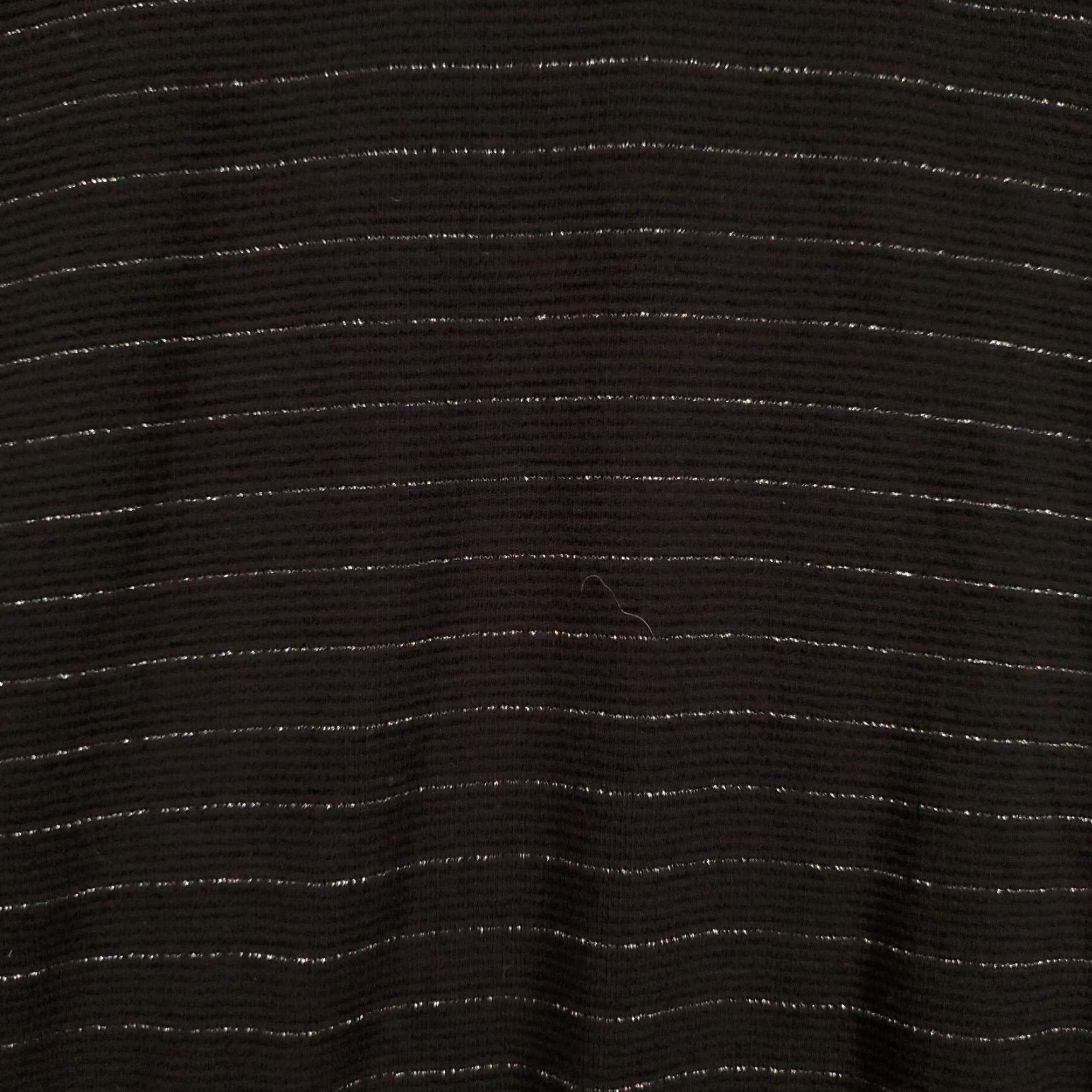 J. Jill J. Jill Top Blouse Womens Large Black Silver Striped Cowl Neck Pullover Wearever Tunic Casual Shirt Size L / US 10 / IT 46 - 4 Thumbnail