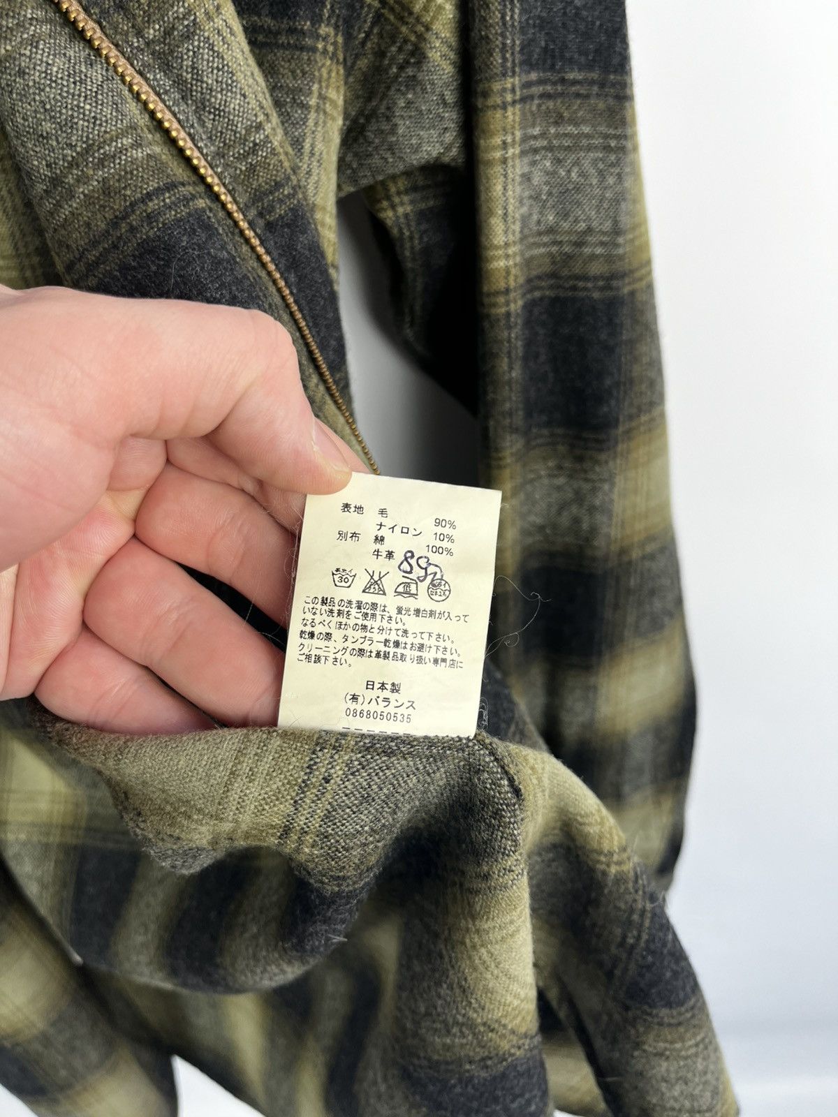 ANACHRONORM ANACHRONORM flannel leather shirt size m made japan Size US M / EU 48-50 / 2 - 14 Thumbnail
