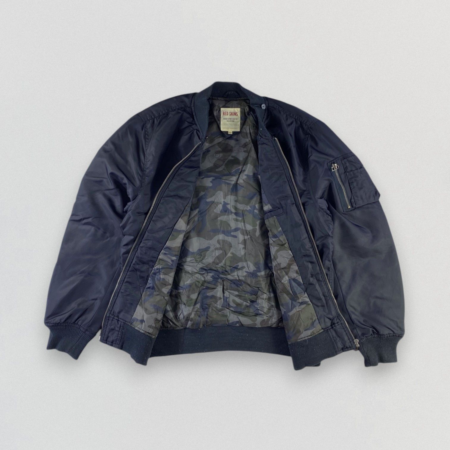 Japanese Brand Japanese Brand Red Skin MA 1 Bomber Jacket Size US L / EU 52-54 / 3 - 2 Thumbnail