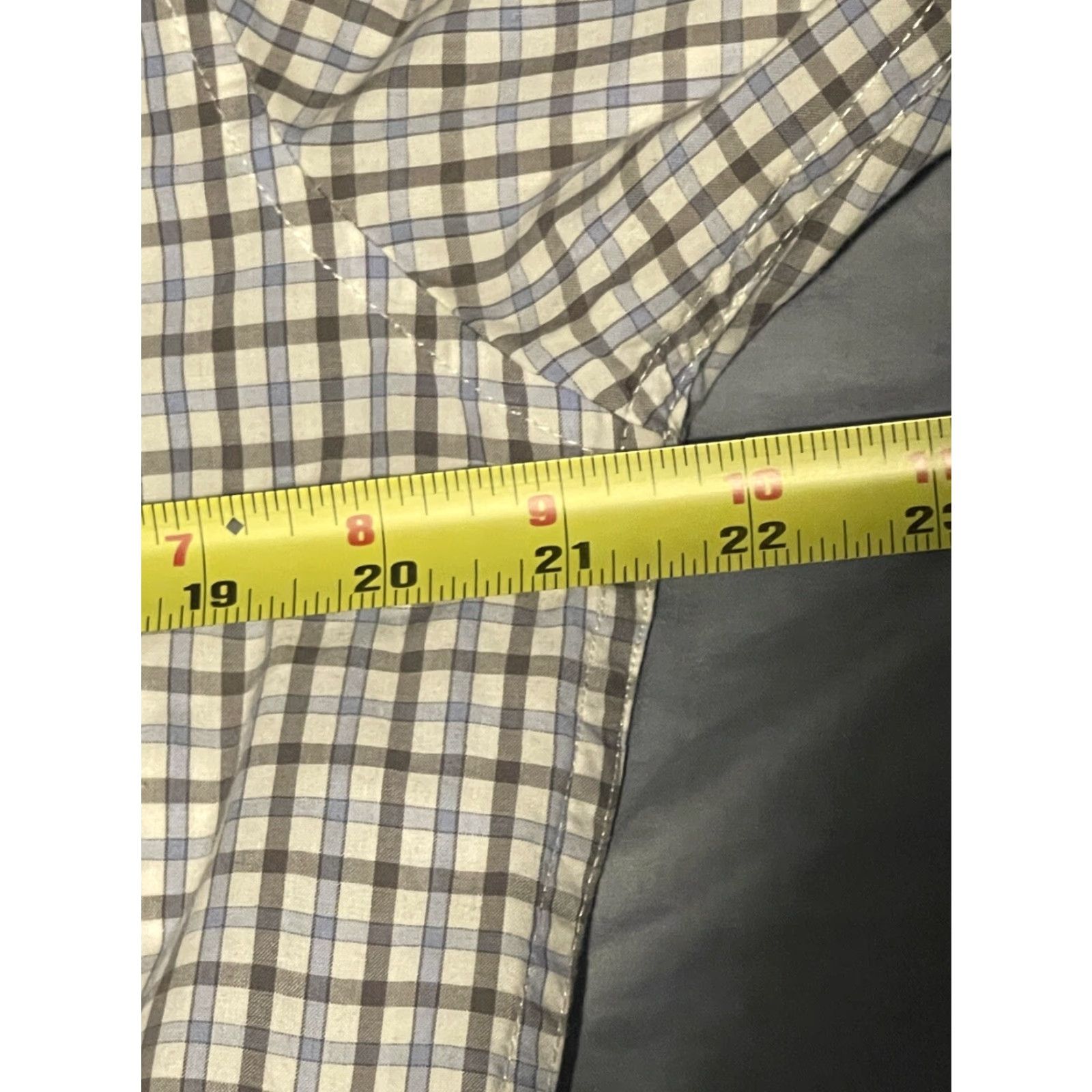 johnnie-O johnnie-O Shirt Mens Large Button-Down Plaid Long Sleeve Casual Cotton Size US L / EU 52-54 / 3 - 5 Thumbnail