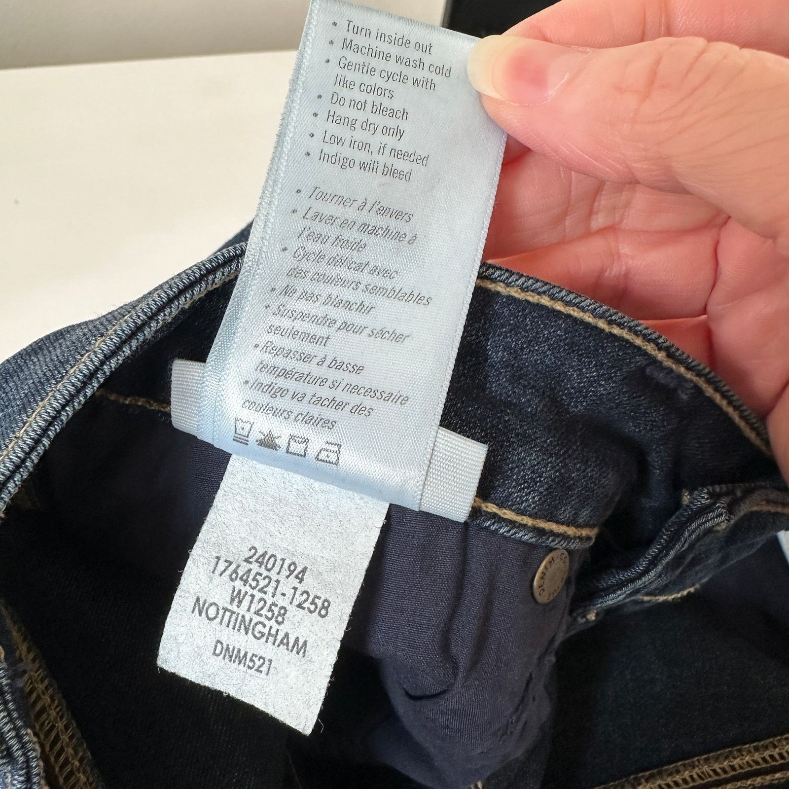 Paige Paige Dark Wash Verdugo Ankle Nottingham Skinny Jean 26 Size 26" / US 2 / IT 38 - 8 Thumbnail