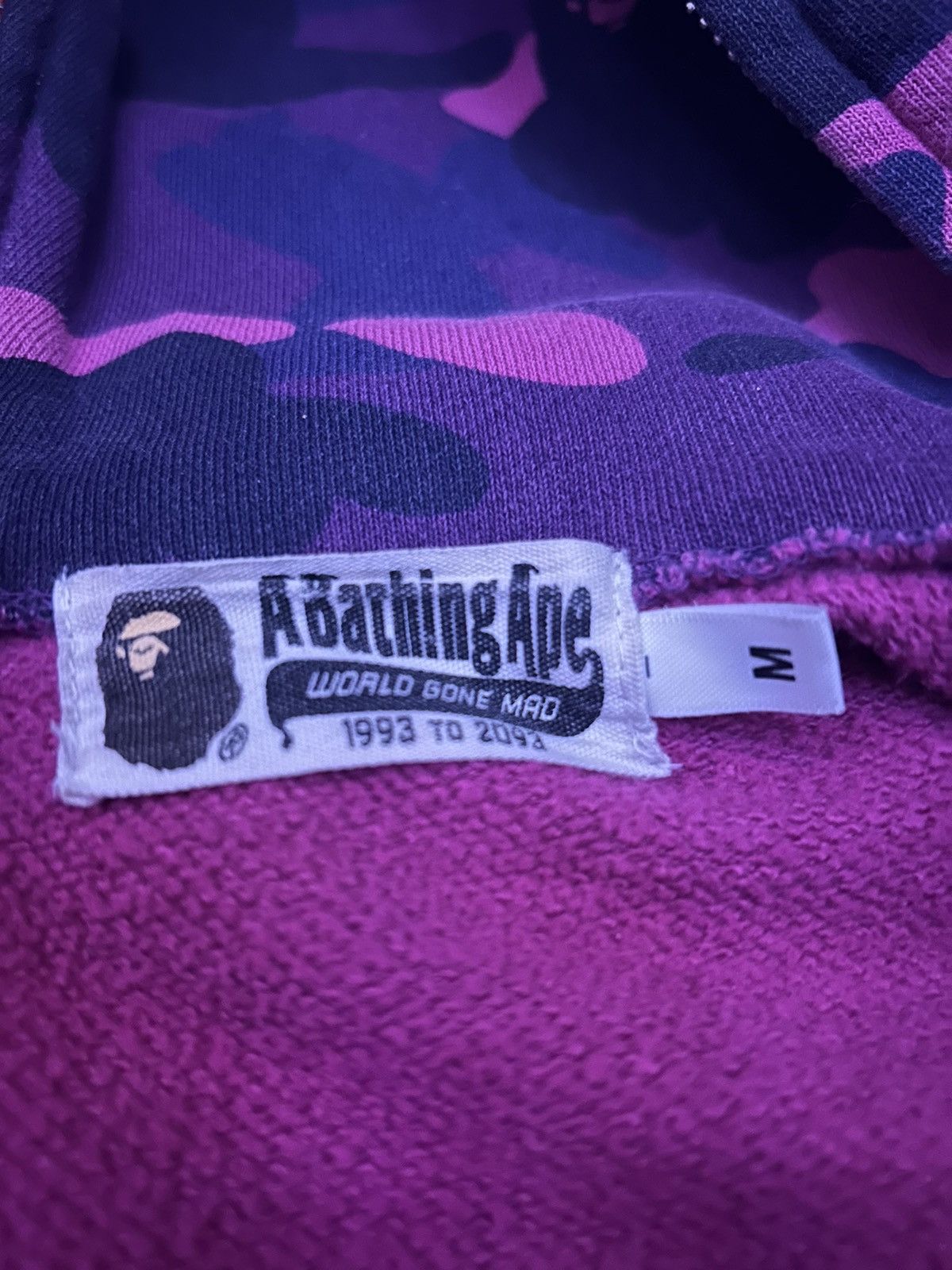Bape Color Camo Shark Half Full Zip Hoodie Size US M / EU 48-50 / 2 - 4 Thumbnail