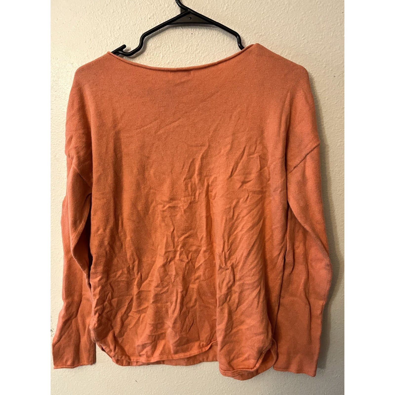 Gap Gap Shirt Women Size Small Orange Long Sleeve Round Neck T-Shirt Womens Size S / US 4 / IT 40 - 2 Thumbnail