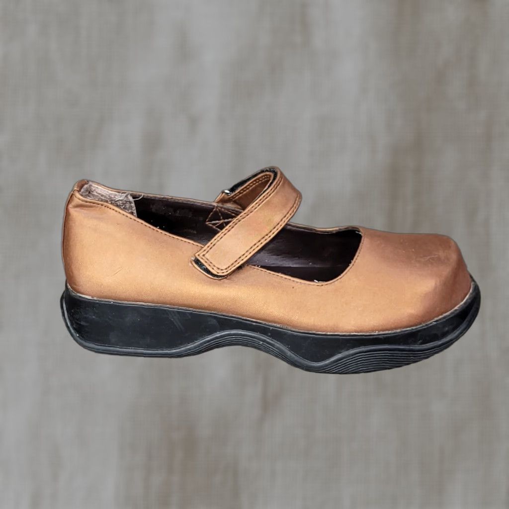 Mary Jane Clogs Womens 9.5 Brown Platform Leather Comfort Vintage Y2K Carter's Shoes