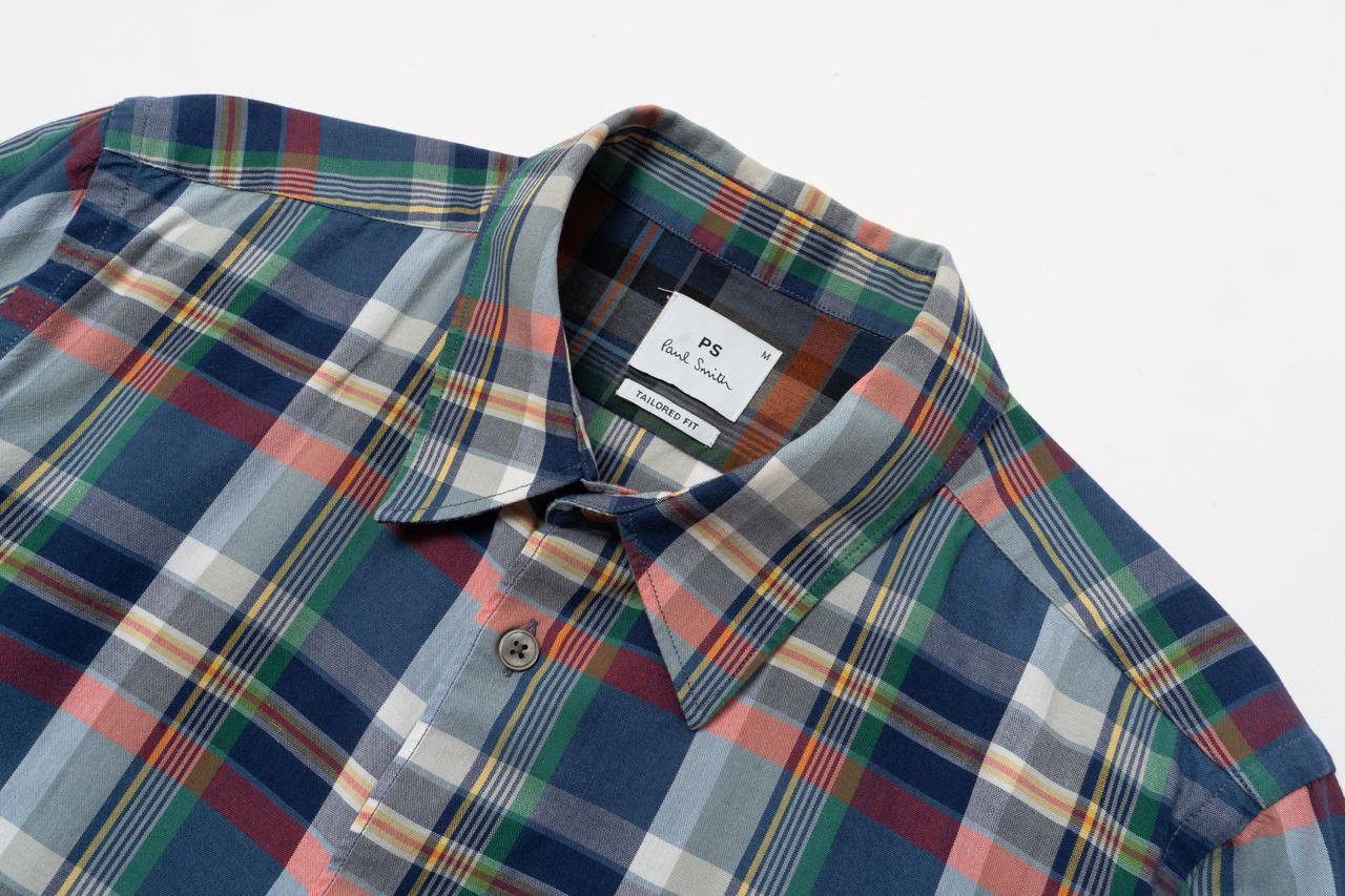 Paul Smith 🔵PS PAUL SMITH Tailored Fit Checked Plaid Shirt Size US M / EU 48-50 / 2 - 8 Thumbnail