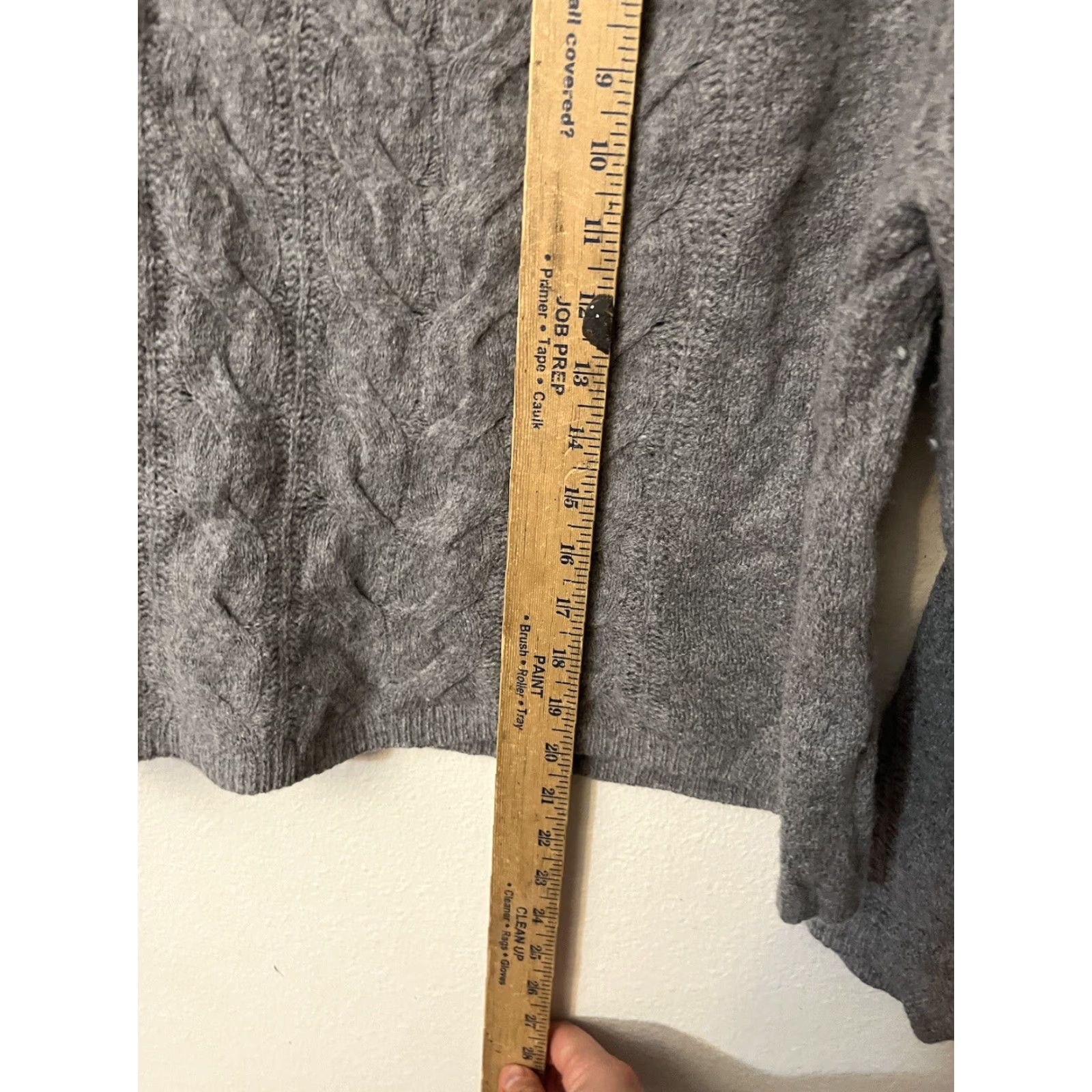 Banana Republic Banana Republic Sweater Long Sleeve Crew Neck Gray L Women Italian Yarn Pullover Knit Shirt (if allowed) Size L / US 10 / IT 46 - 4 Thumbnail