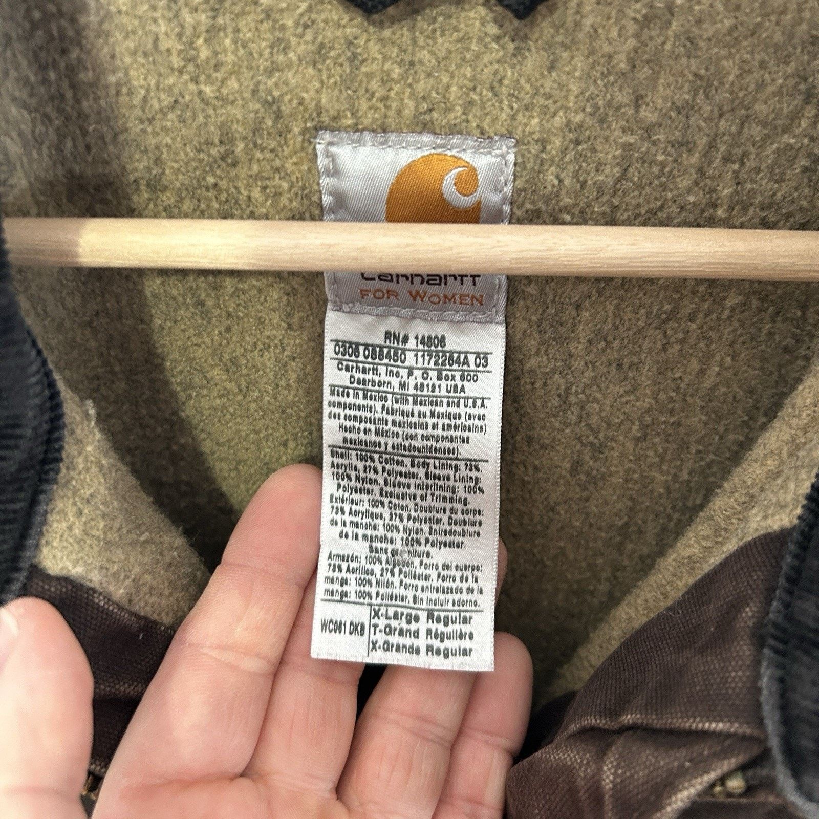 Carhartt Vintage Carhartt Sherpa-Lined Ridge Coat “Dark Brown” WC061 Size US L / EU 52-54 / 3 - 14 Thumbnail
