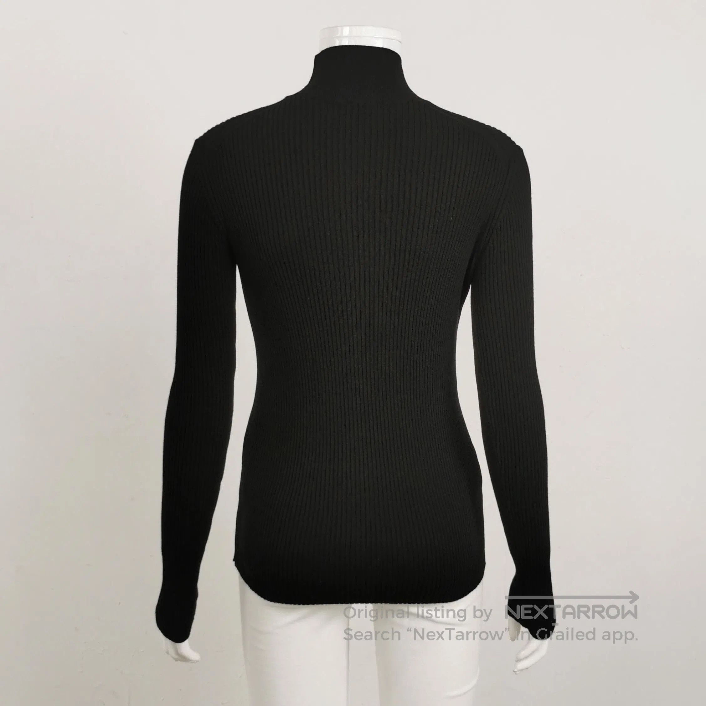 Prada Prada Black Turtleneck Long Sleeve Knit Top . Size S / US 4 / IT 40 - 2 Thumbnail