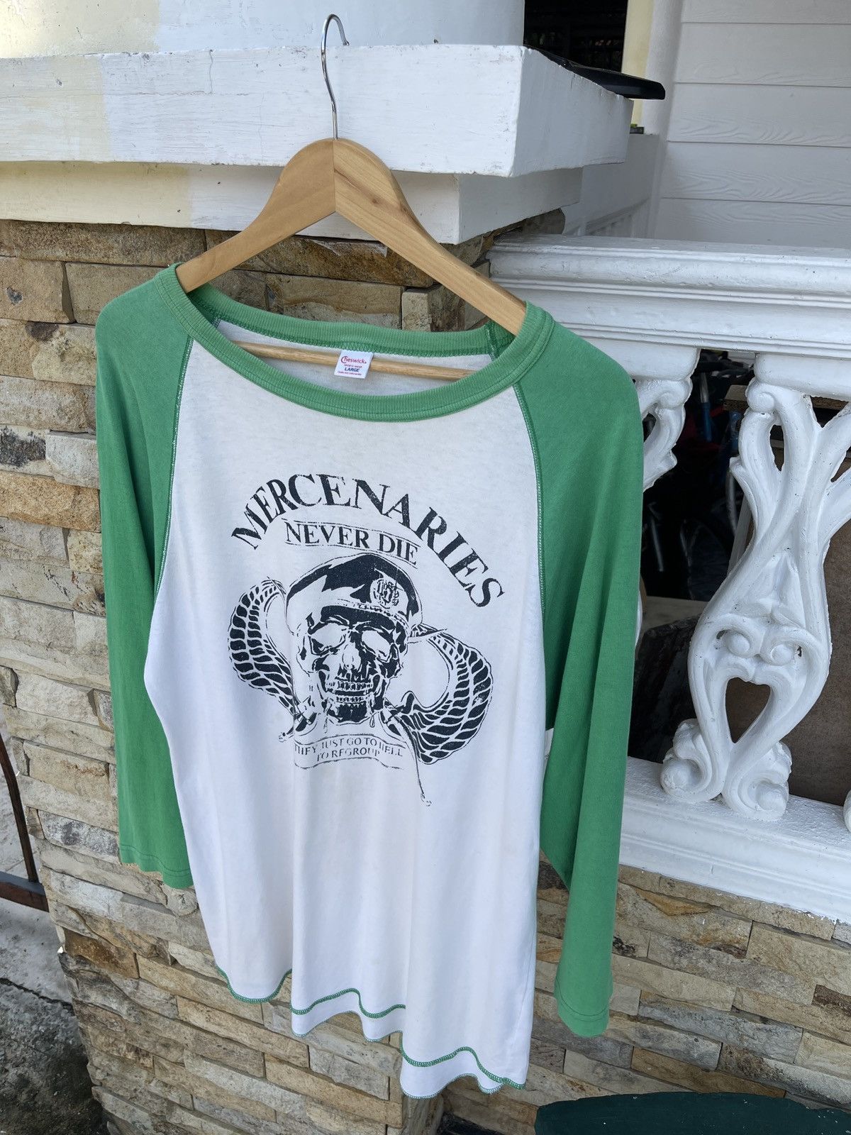 Sugar Cane Rare🔥Vtg Cheswick By Sugar Cane 3quarter T-Shirt Size US L / EU 52-54 / 3 - 7 Thumbnail