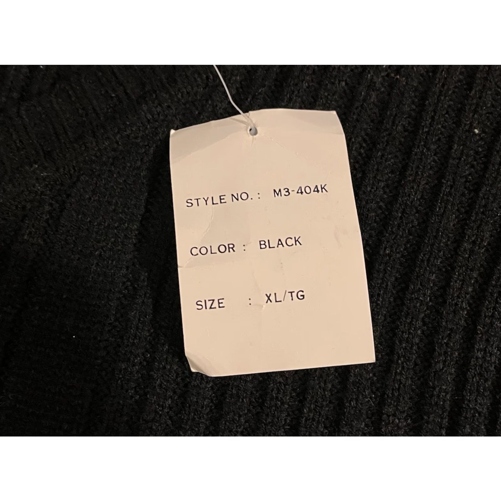 Vintage VINTAGE Ferruche Ribbed V-Neck Sweater Men’s XL Black 90s Y2K Size US XL / EU 56 / 4 - 4 Thumbnail