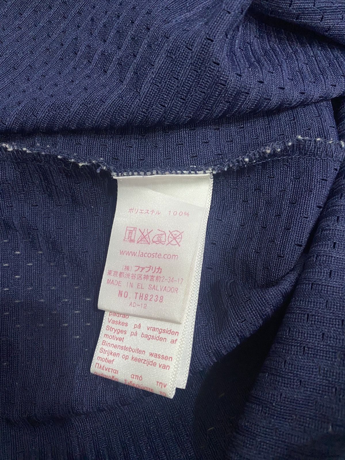 Lacoste Lacoste L!VE "Croc Claw" Mesh Basketball Jersey - Like New Size US M / EU 48-50 / 2 - 5 Thumbnail