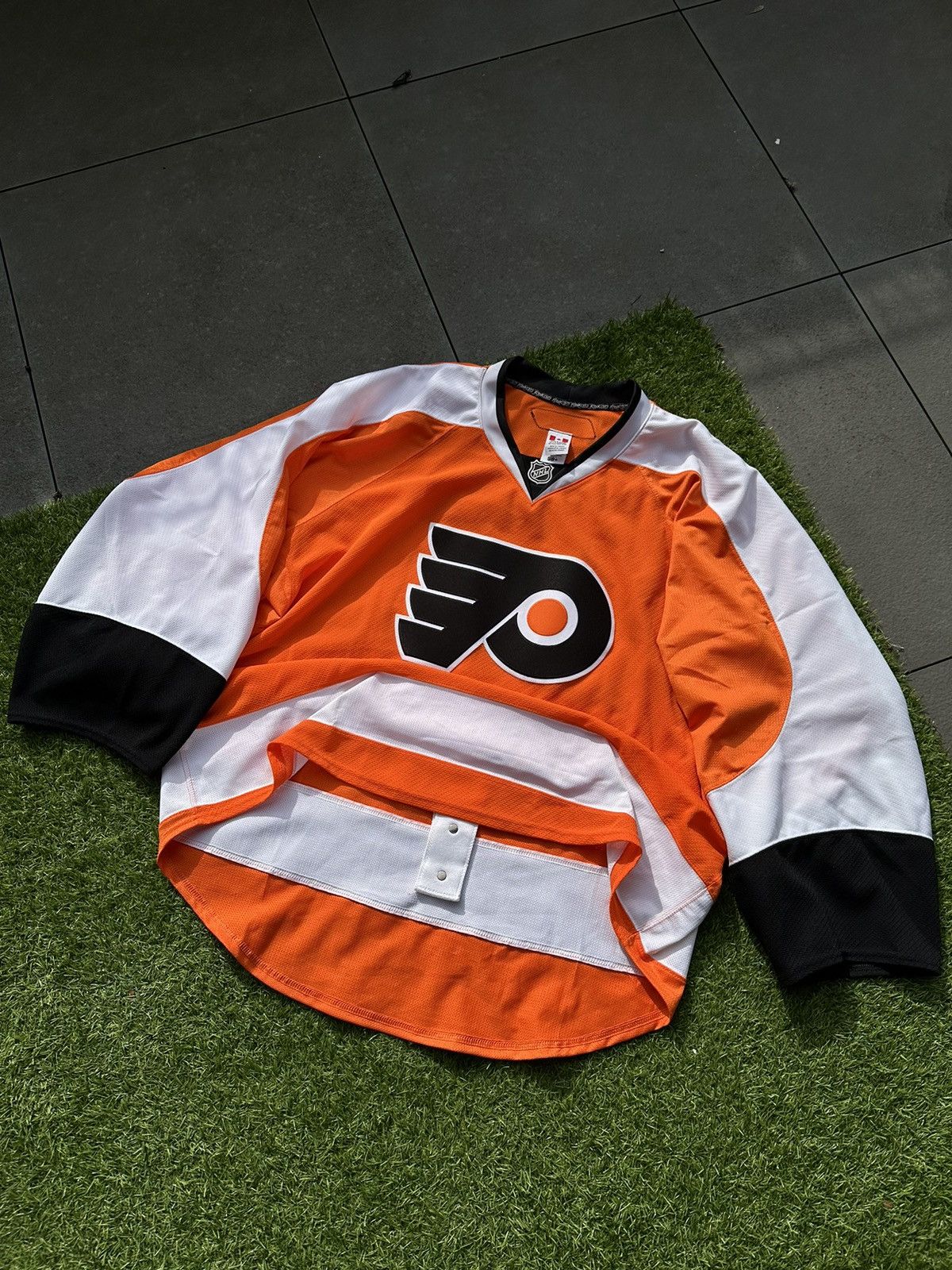 image of Philadelphia Flyers Nhl Hockey Jersey in Orange/White, Men's (Size 2XL)