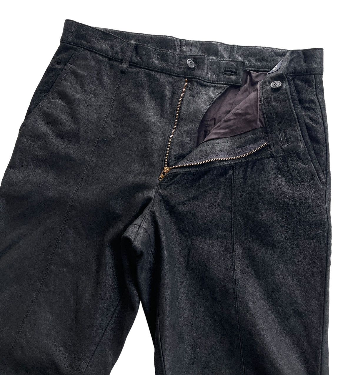 Issey Miyake Issey Miyake Men Sheepskin Leather Pants Size US 31 - 7 Thumbnail