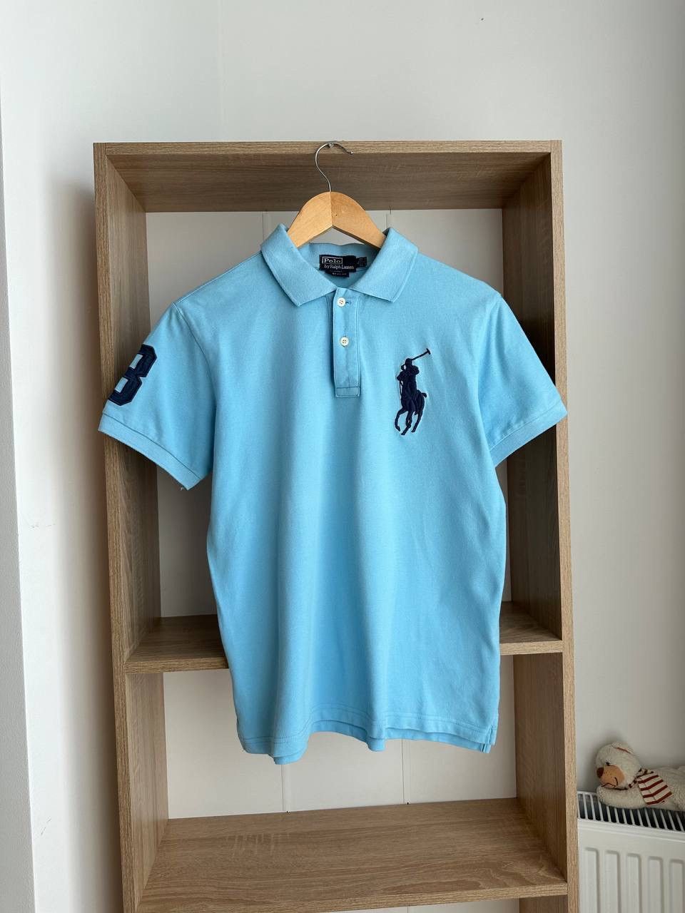 Polo Ralph Lauren × Vintage Vintage Polo Ralph Lauren Blue Big Logo PRL T-Shirt Size US L / EU 52-54 / 3 - 6 Thumbnail