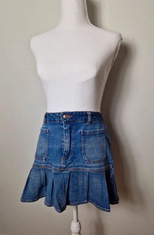 Hysteric Glamour Vintage denim mini skirt y2k 2000s archive avant garde Size 26" / US 2 / IT 38 - 2 Thumbnail