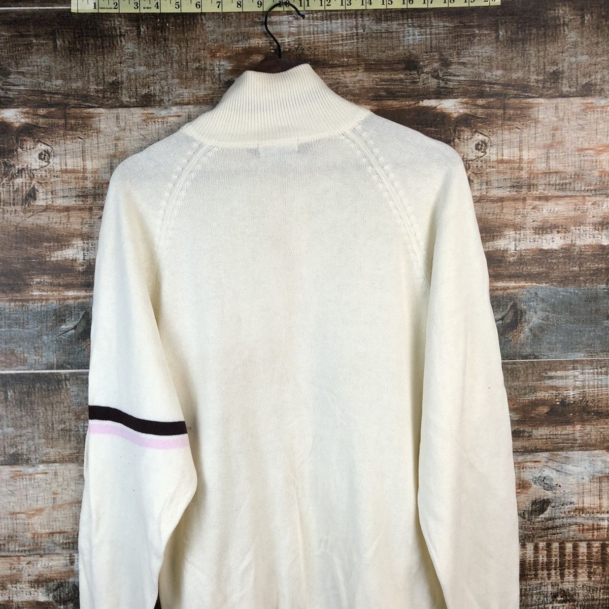 Vintage DL Yonex japan vintage White Knitwear #C751 Size US M / EU 48-50 / 2 - 16 Thumbnail