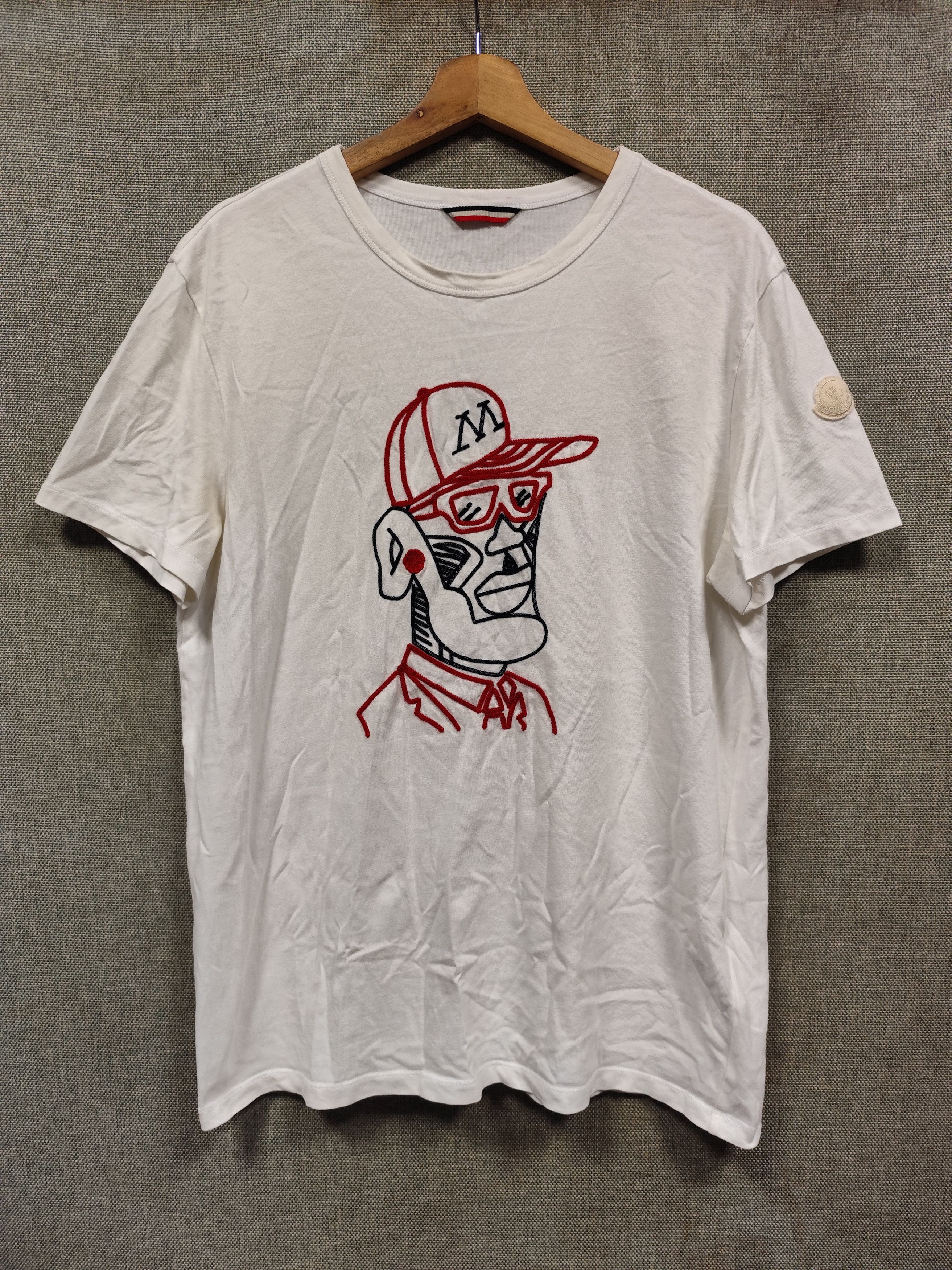 Moncler Moncler Tee Size US L / EU 52-54 / 3 - 1 Thumbnail