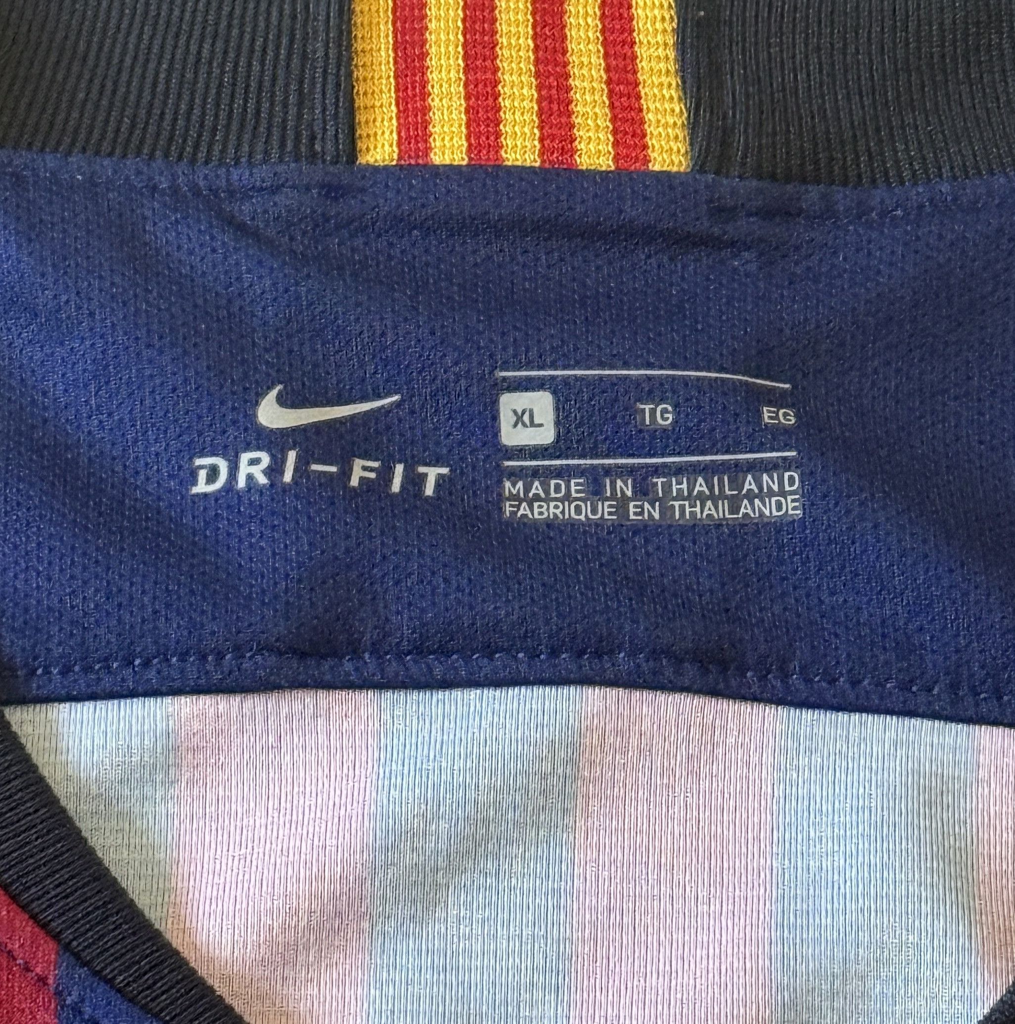 Nike BARCELONA 2018 2019 FOOTBALL SHIRT SOCCER JERSEY 894430-456 Size US XL / EU 56 / 4 - 2 Thumbnail