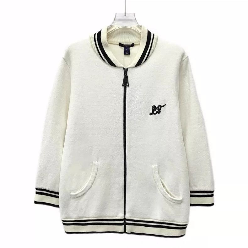 Louis Vuitton Louis Vuitton Long Sleeve Jacket with White Striped Sheepw Size L / US 10 / IT 46 - 1 Thumbnail