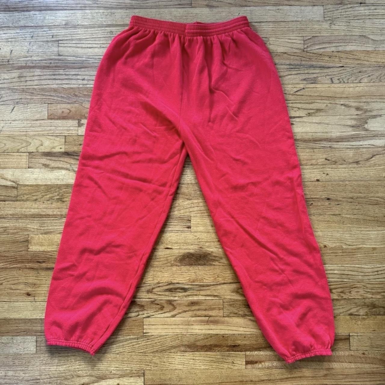 Hanes Vintage 90s Blank Sweatpants Size US 34 / EU 50 - 2 Thumbnail