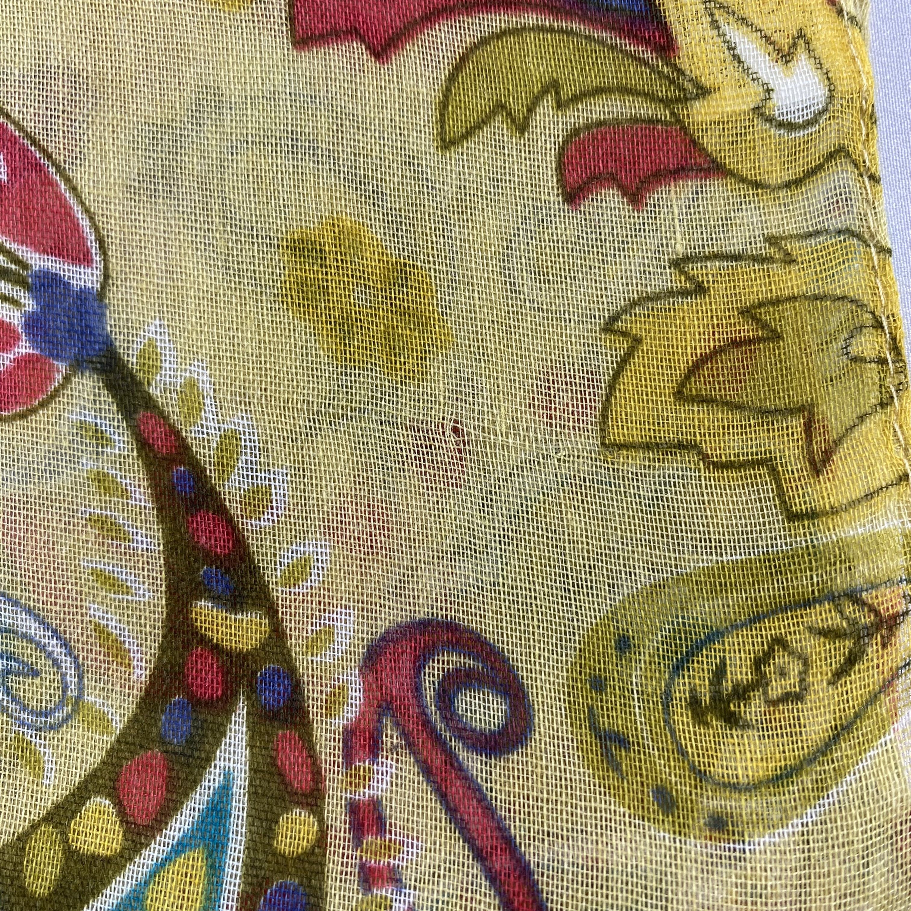 Japanese Brand × Vintage Vintage Japanese Brand Paisley Scarf SS094 Size ONE SIZE - 5 Thumbnail