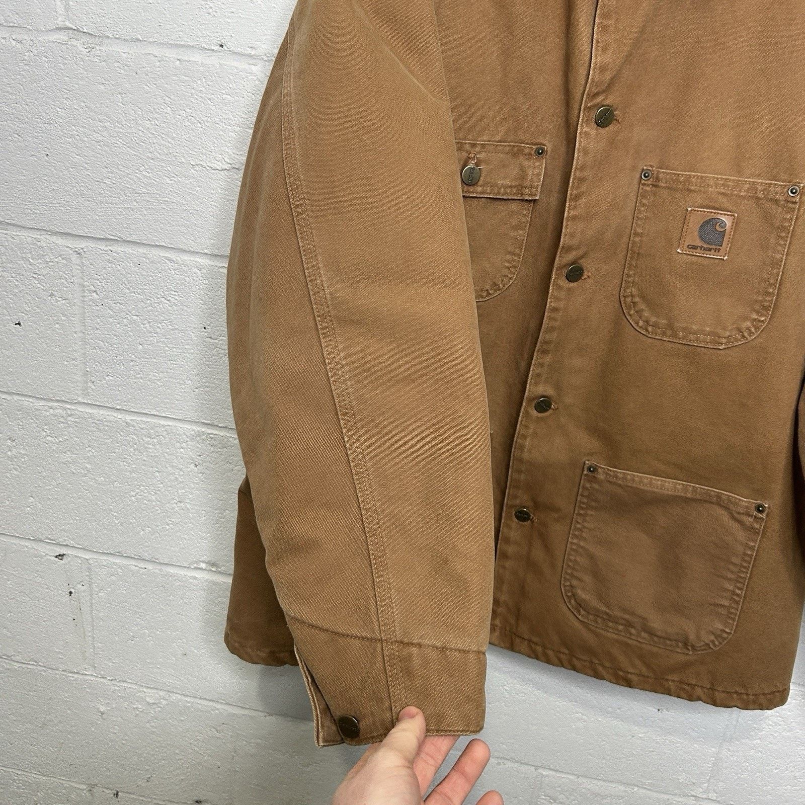 Carhartt Vintage Carhartt Blanket-Lined Chore Coat “Brown” C02 BRN Size US L / EU 52-54 / 3 - 9 Thumbnail