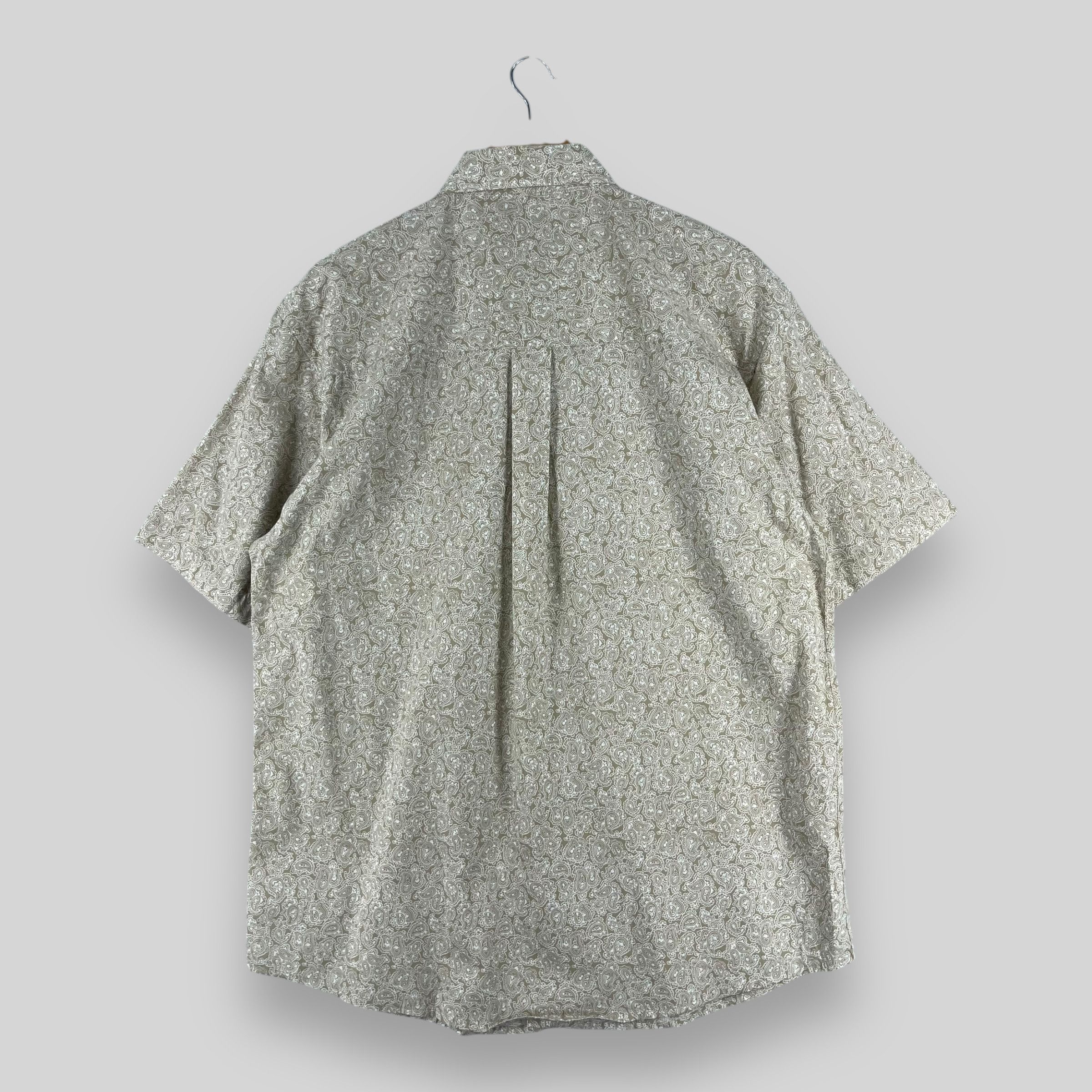 Wrangler Vintage 90s WRANGLER Floral Paisley Party Disco Shirt Size US L / EU 52-54 / 3 - 6 Thumbnail