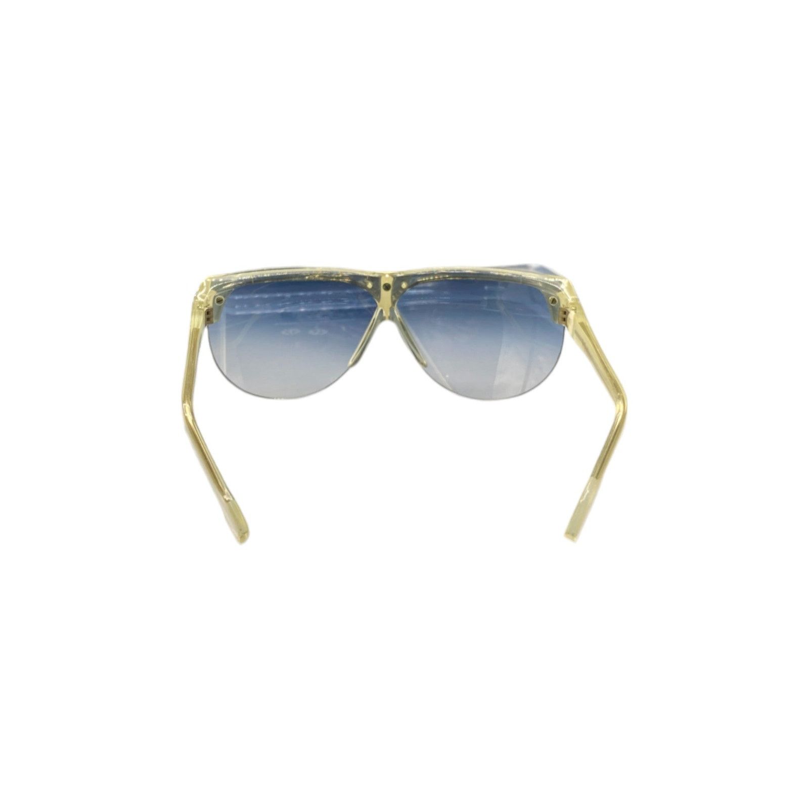Yves Saint Laurent Oversized Ivory Sunglasses Size ONE SIZE - 5 Thumbnail