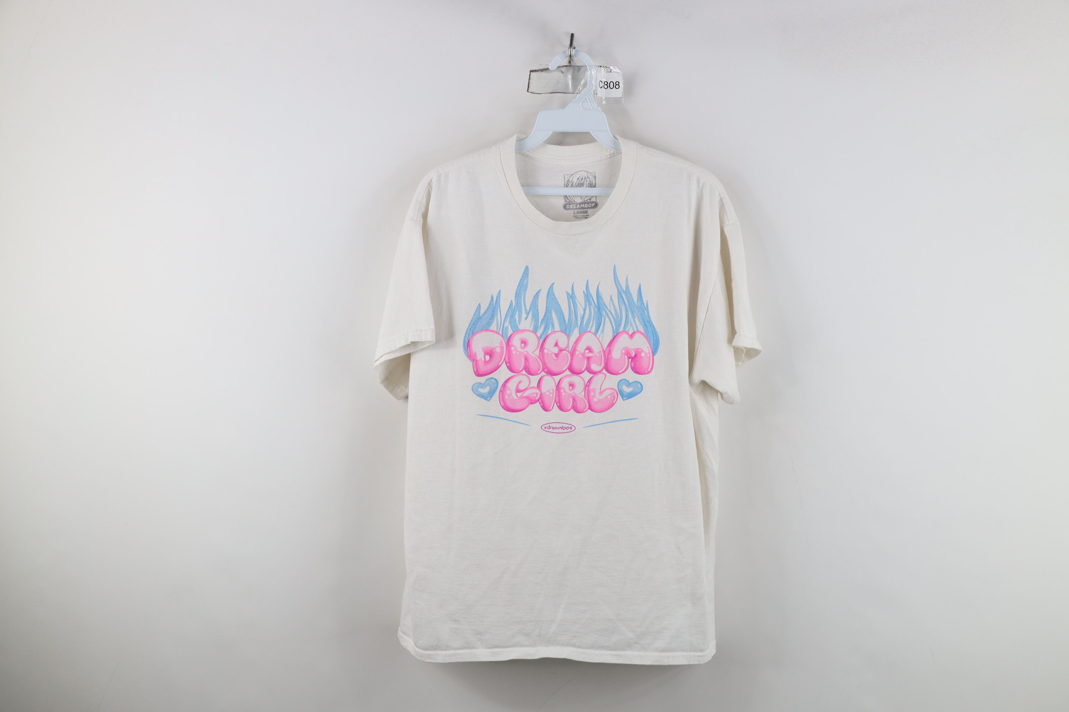Vintage Vtg Y2K Dream Boy Anime Dream Girl Fire Flames T-Shirt USA Size L / US 10 / IT 46 - 1 Thumbnail