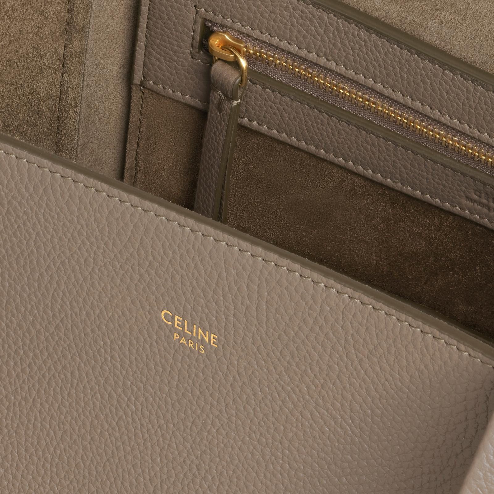 Celine o1bcso1str1024 Size: OS / Cabas Small Tote Bag in Beige Size ONE SIZE - 4 Thumbnail