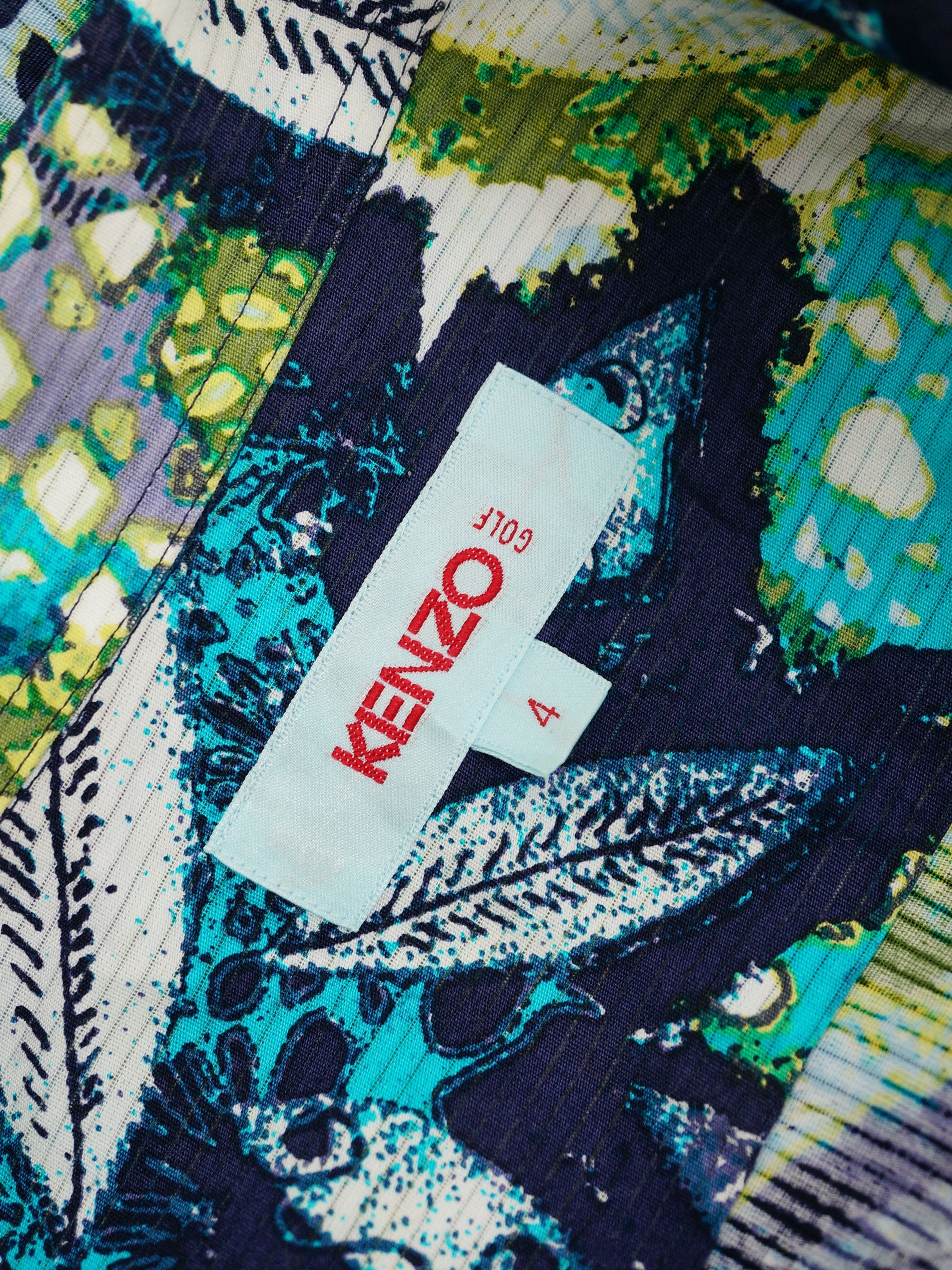 Kenzo Kenzo Golf Hawaiian Shirt Size US L / EU 52-54 / 3 - 5 Thumbnail