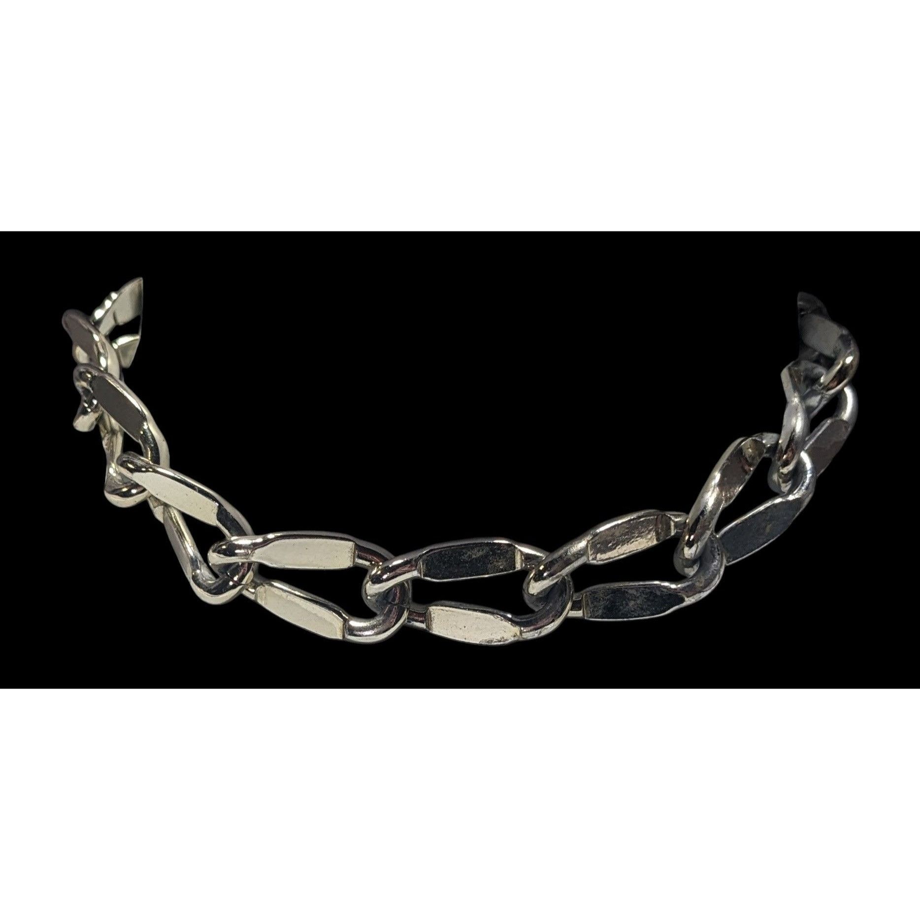 Other Chunky Silver/Gold Tone Chain Choker Necklace Size ONE SIZE - 3 Thumbnail
