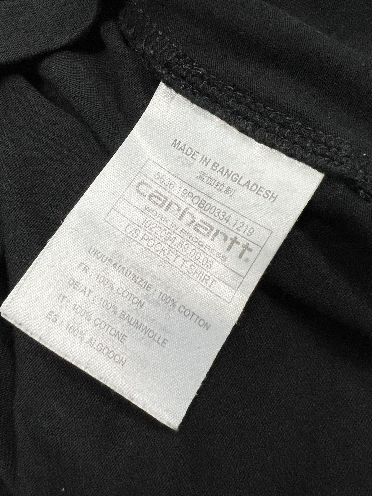 Carhartt Wip Carhartt Men's L/S Pocket T-Shirt Black Size S Long Sleeve Size US S / EU 44-46 / 1 - 6 Thumbnail