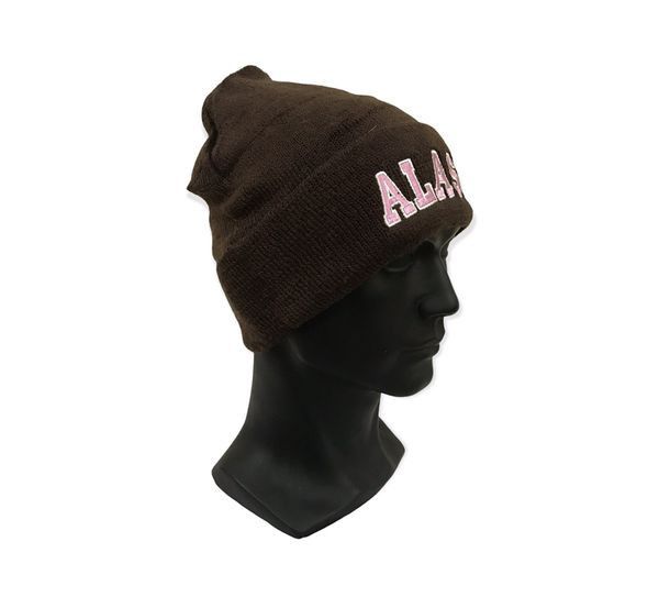 Japanese Brand Alaska Spellout Beanie Hat Size ONE SIZE - 2 Thumbnail