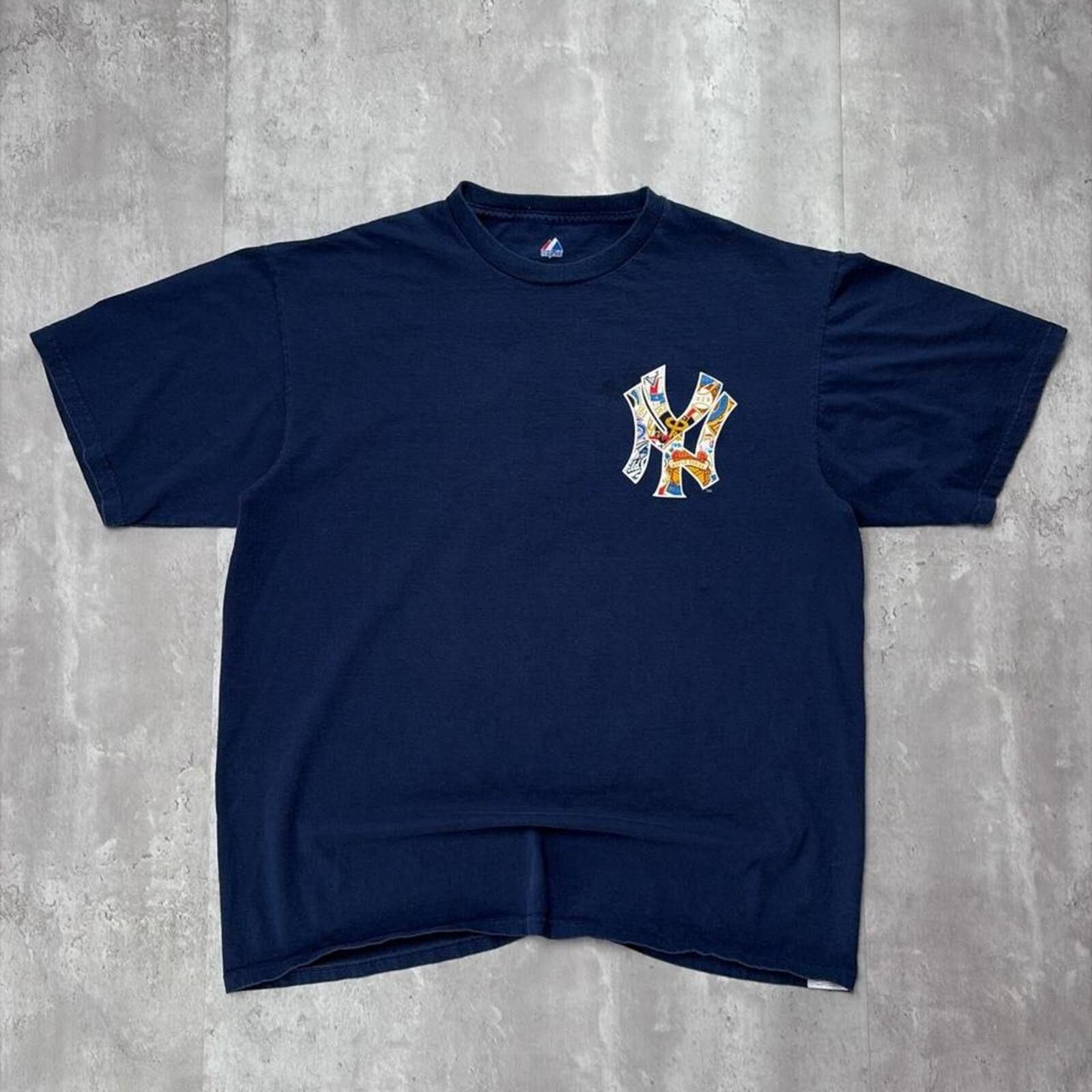 Other Y2K Majestic MLB New York Yankees Mantle 7 Baseball T-Shirt Size US XL / EU 56 / 4 - 2 Thumbnail