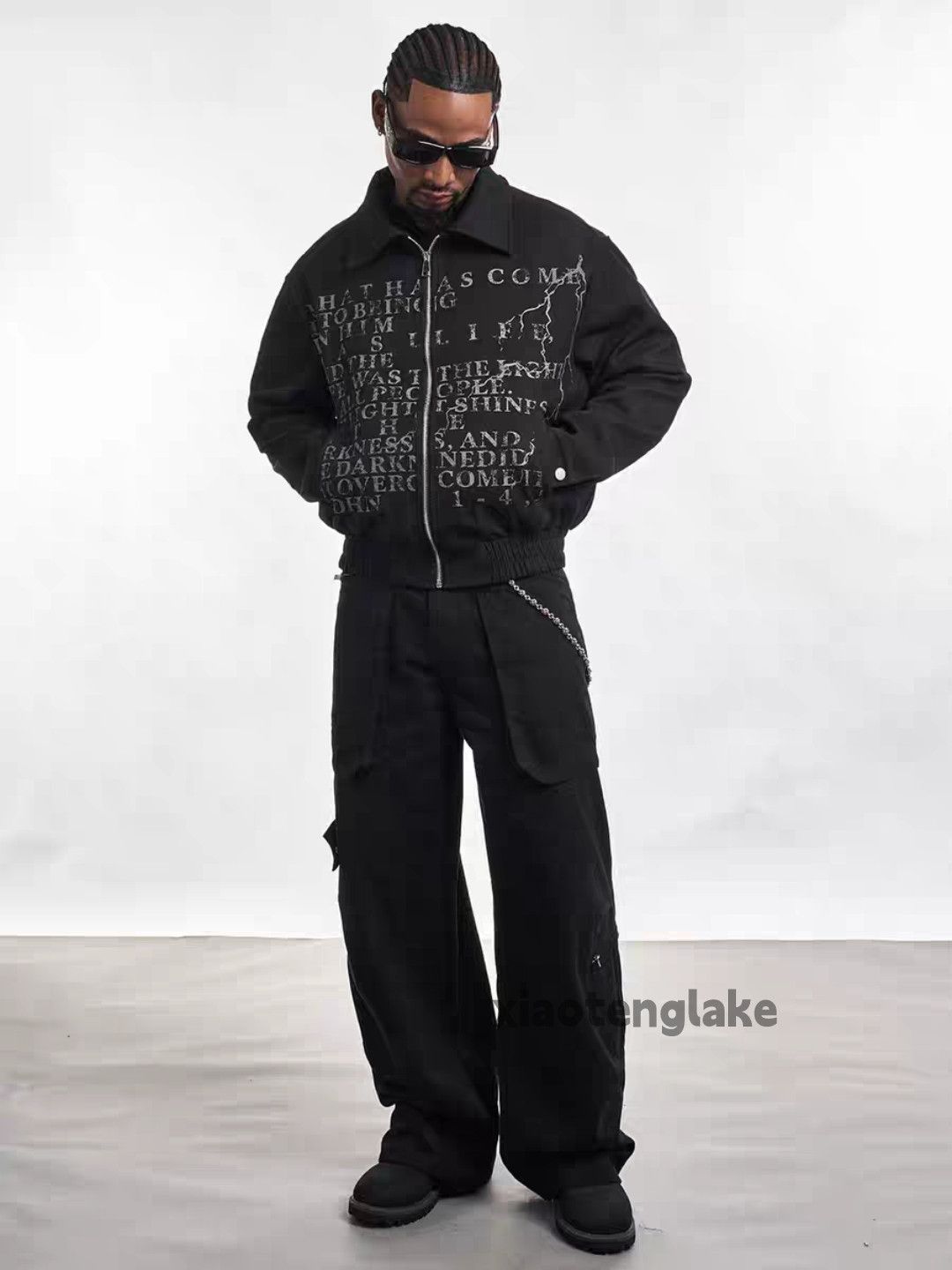 Vintage Unisex utility punk yuppie grunge bomber hiphop jacket Size US XL / EU 56 / 4 - 2 Thumbnail