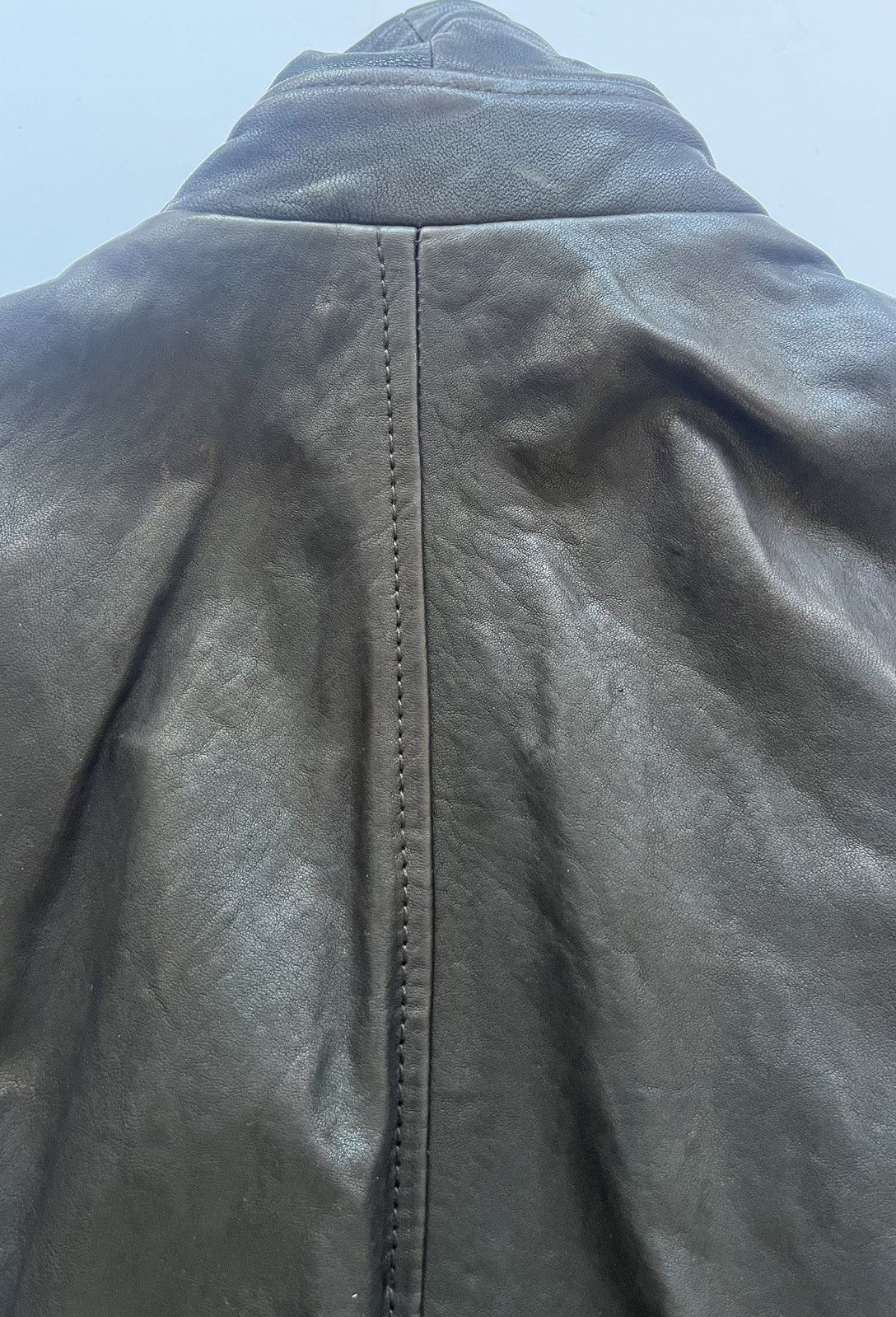 Dolce & Gabbana Dolce & Gabbana Brown Leather Mens Jacket Size US L / EU 52-54 / 3 - 19 Thumbnail
