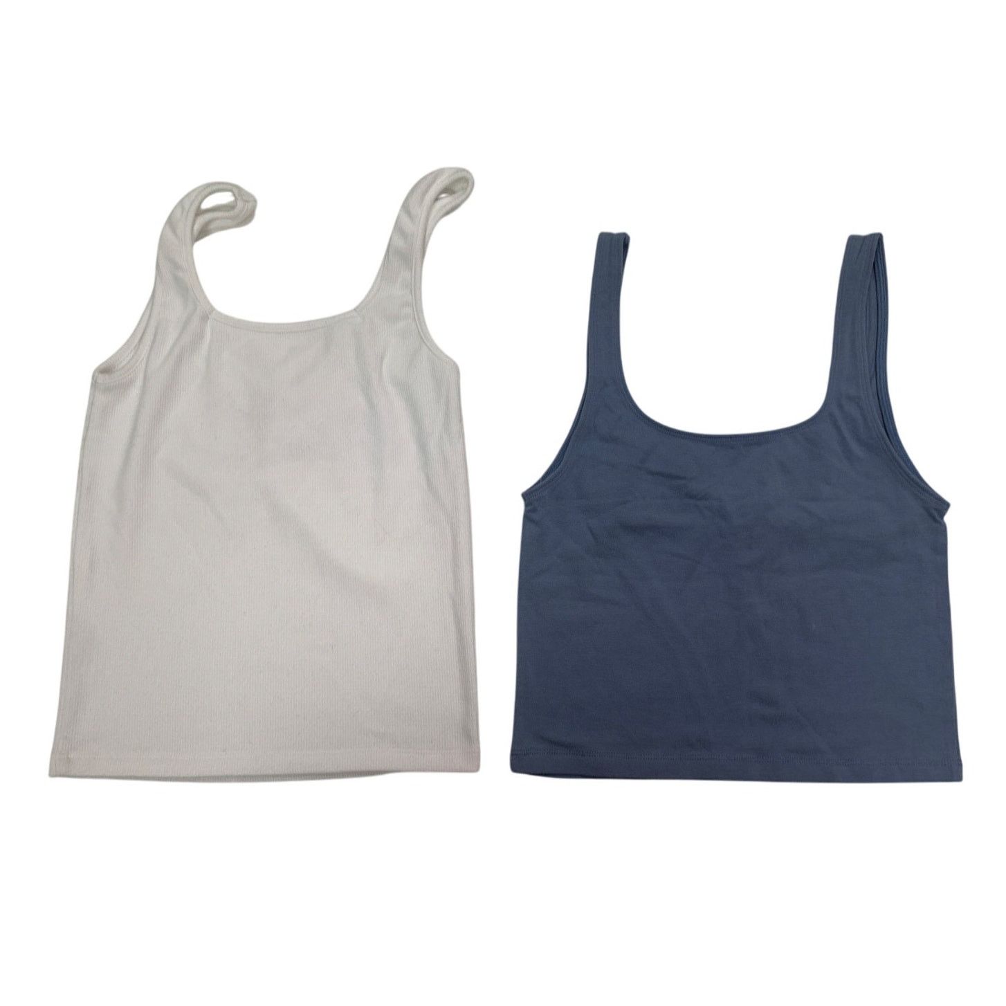 American Eagle Outfitters 2 New American Eagle Womens Small Ribbed Tank Tops Size S / US 4 / IT 40 - 2 Thumbnail